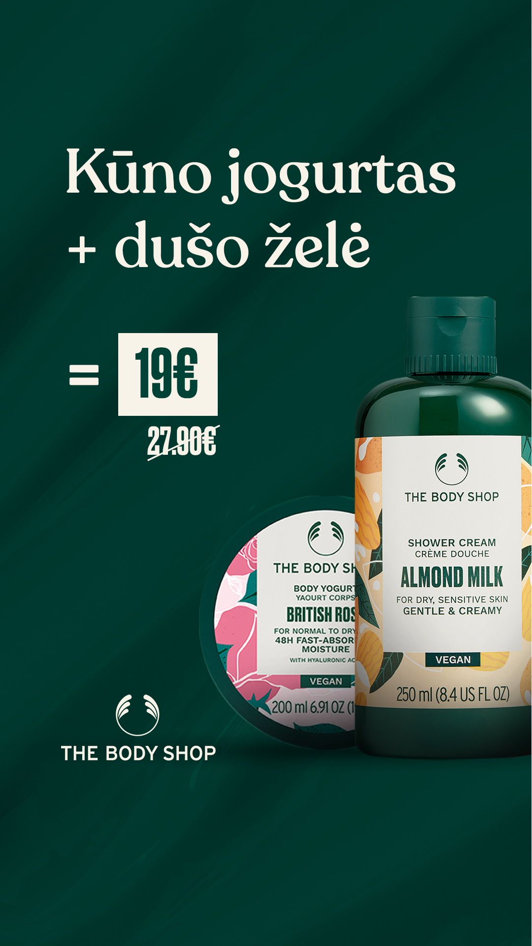 The Body Shop Facebook ad