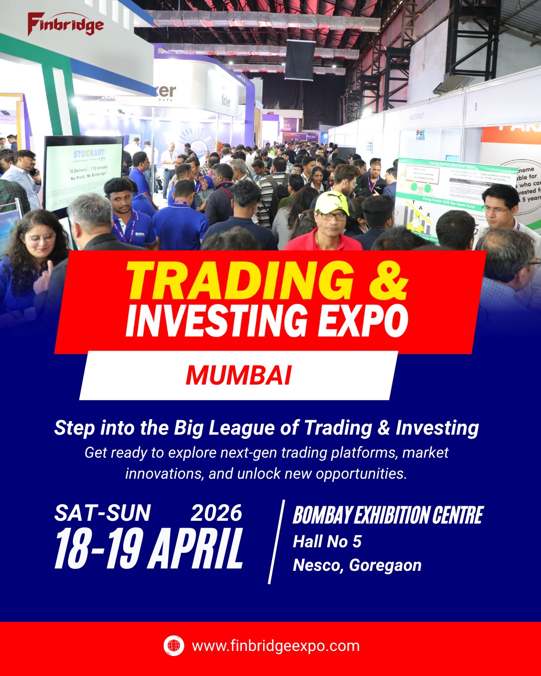 Finbridge Expo Facebook ad: Join thousands of traders & investors at the…