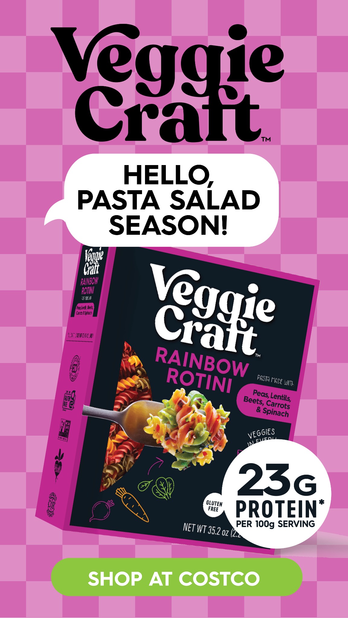 Veggiecraft Facebook ad from May 7, 2026