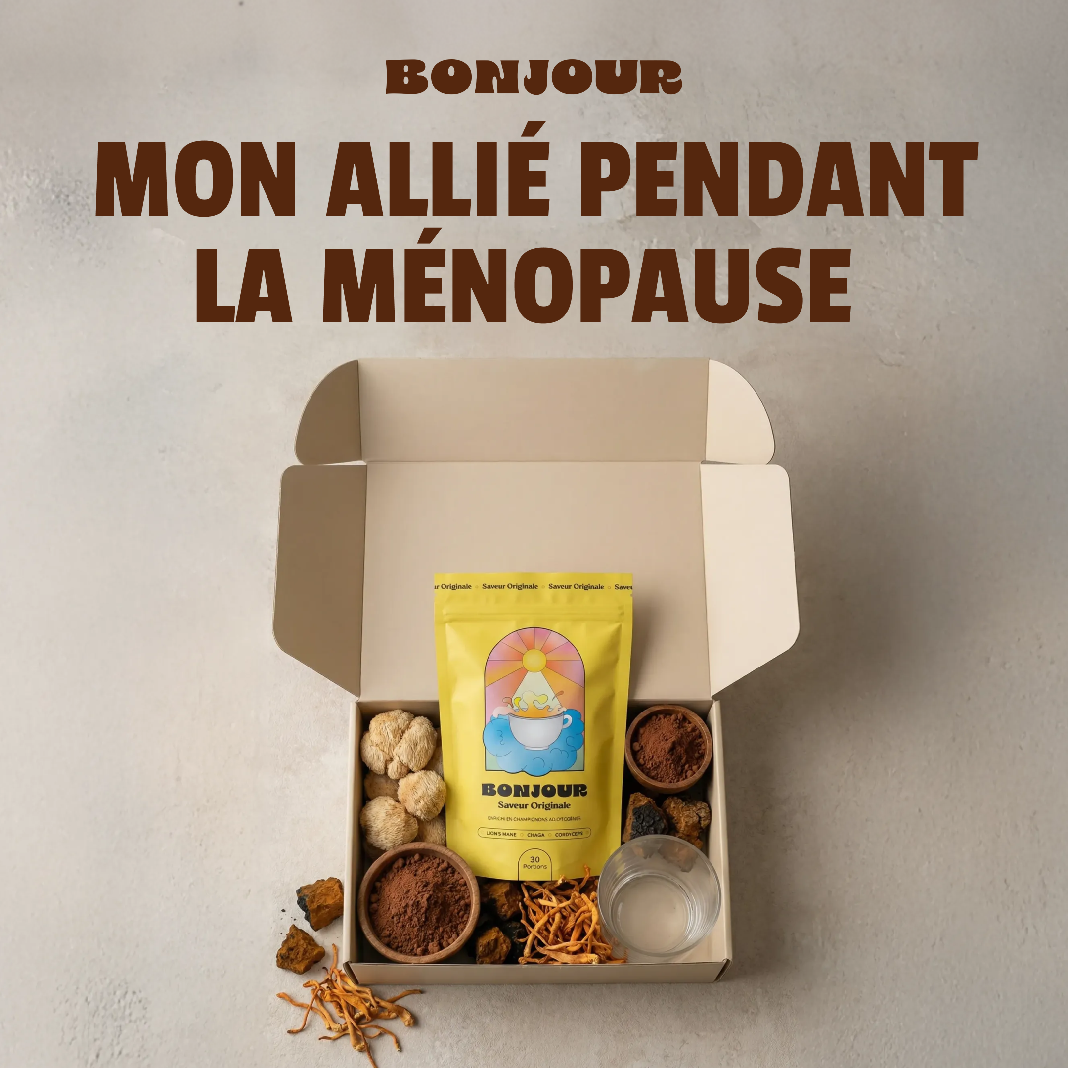 Bonjour Facebook ad