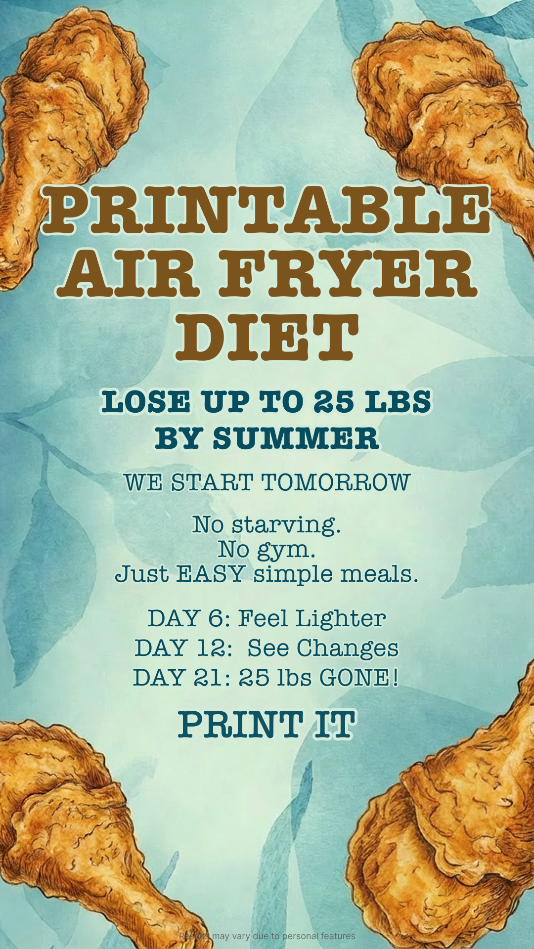 Air Diet Facebook ad