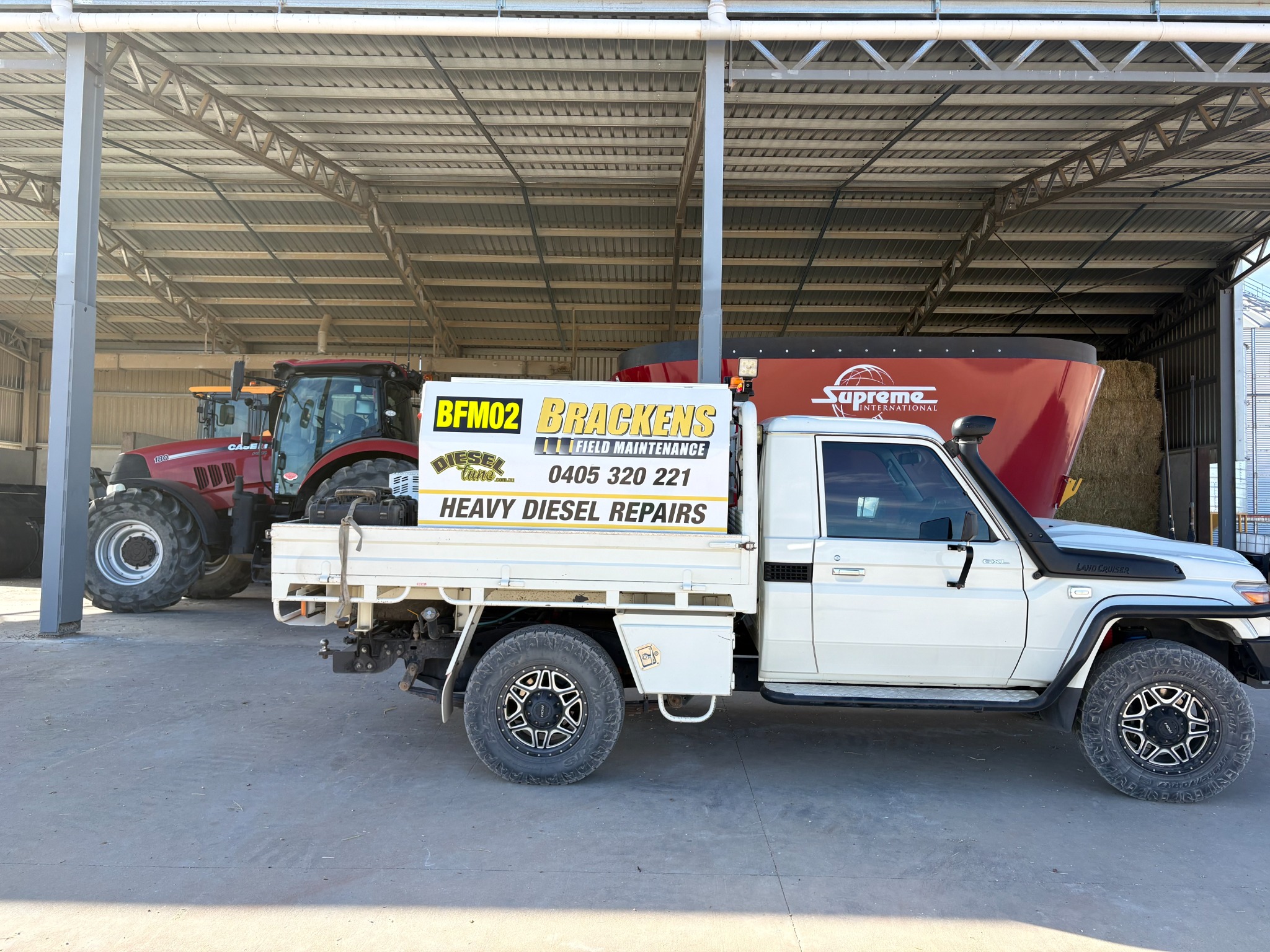 Brackens Field Maintenance Facebook ad: Diesel Tuning Professionals