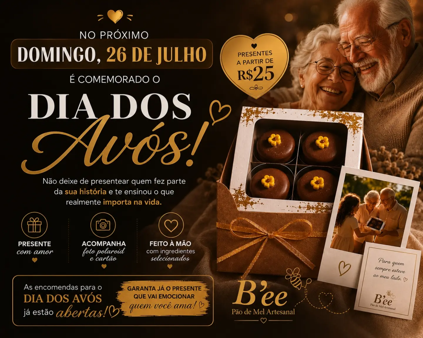 bee.apucarana Facebook ad: No próximo domingo, 26 de julho, celebramos quem…