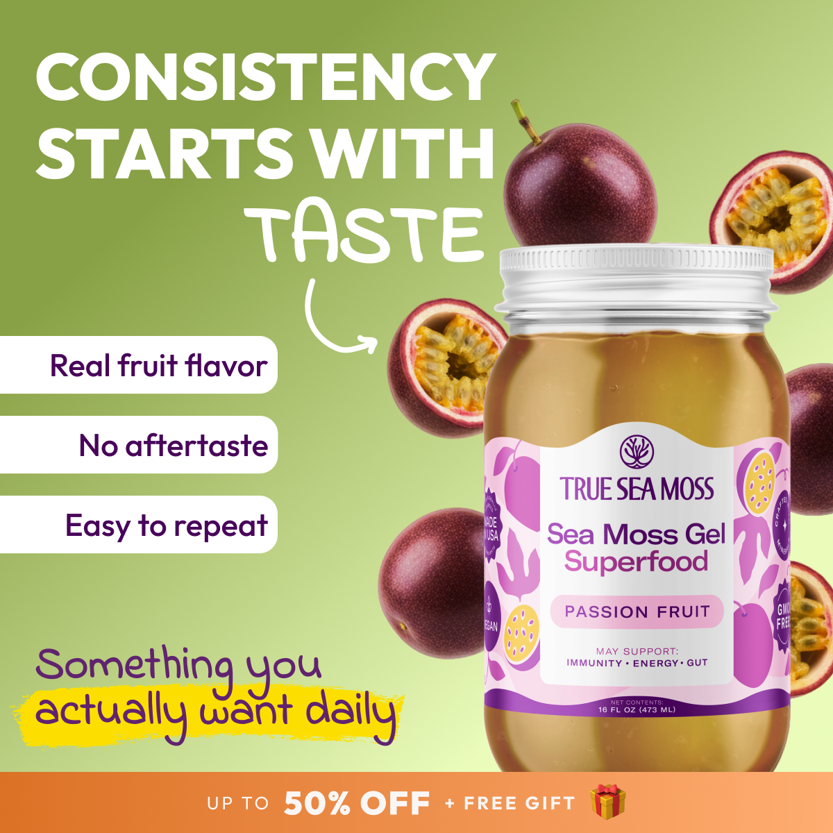 True Sea Moss Health Facebook ad