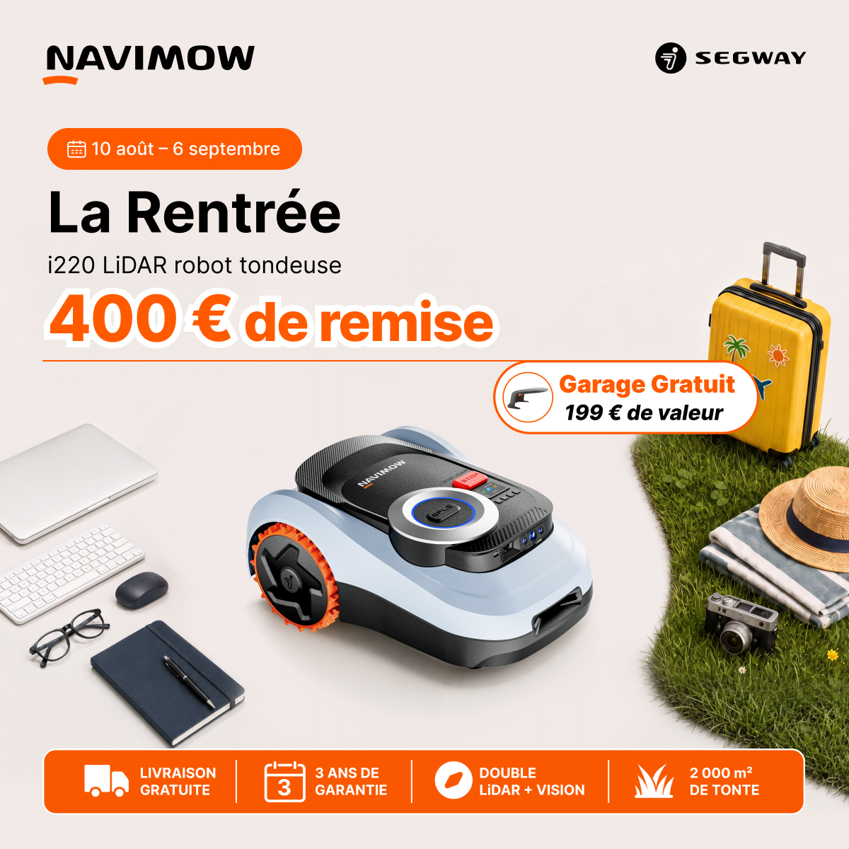Segway Navimow FR Facebook ad