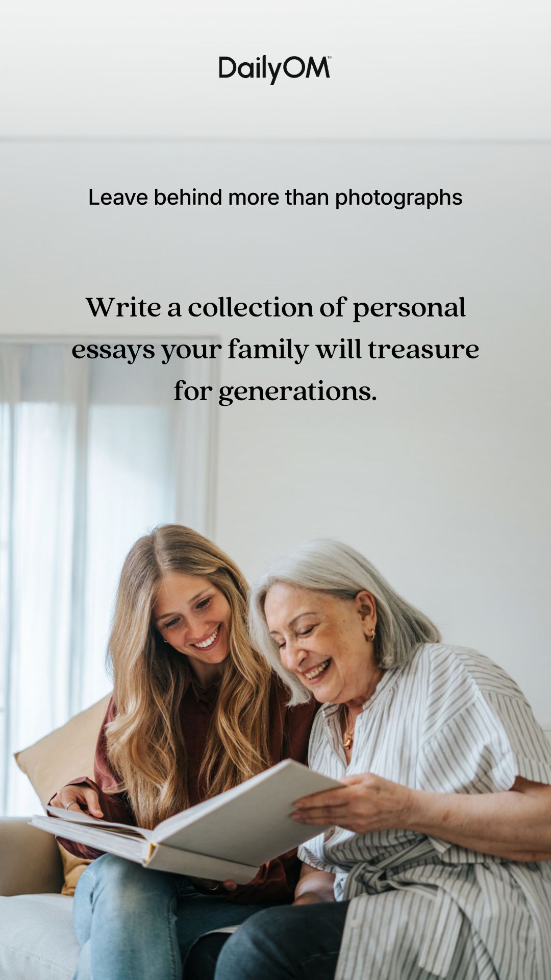 DailyOM Facebook ad