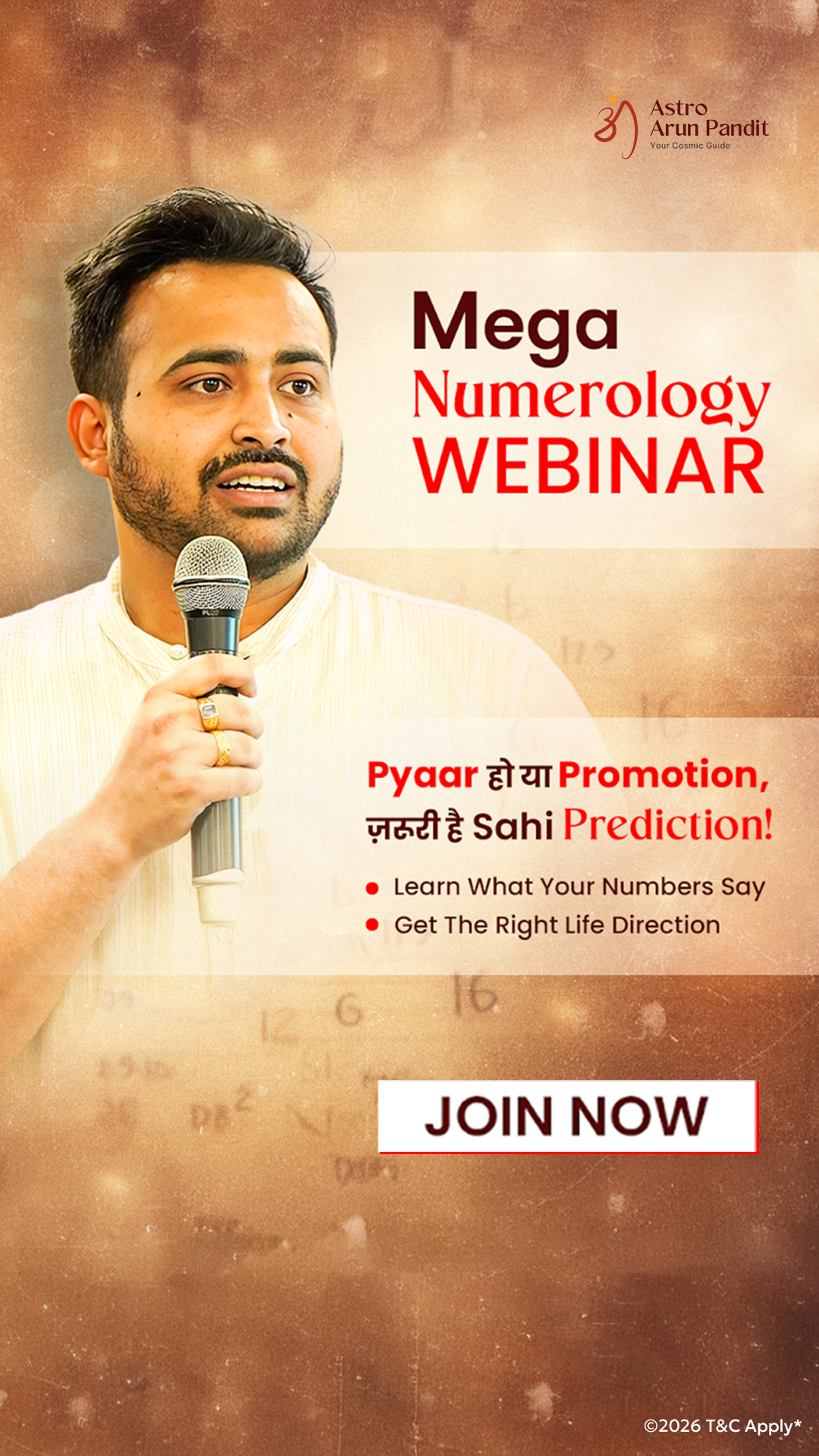 Astro Arun Pandit Facebook ad: Learn Numerology @ ₹99 Only