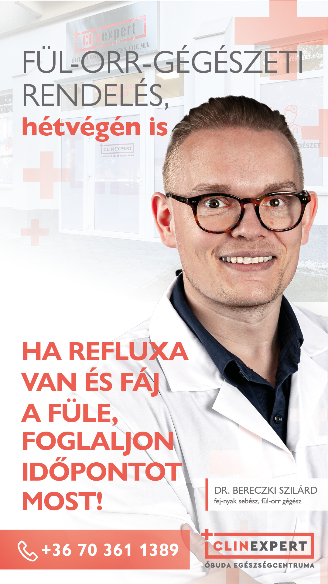 Clinexpert Egészségcentrum Facebook ad from Oct 14, 2025