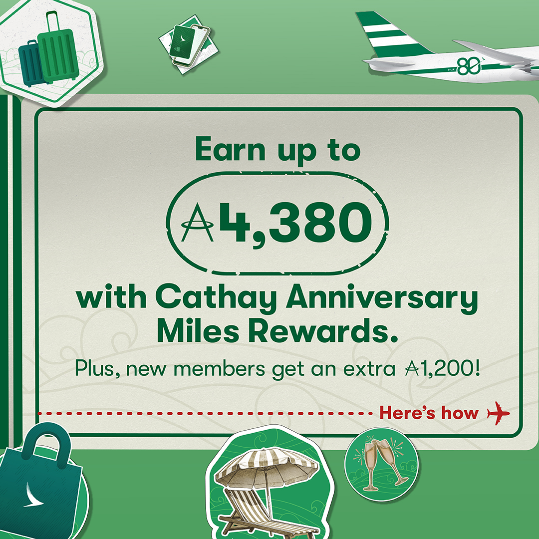 Asia Miles by Cathay 國泰 亞洲萬里通 Facebook ad