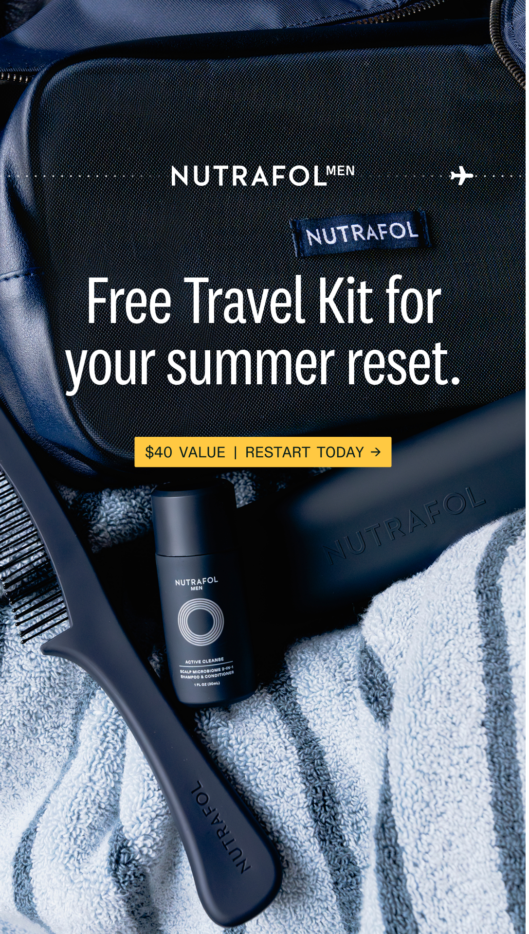 Nutrafol Men Facebook ad
