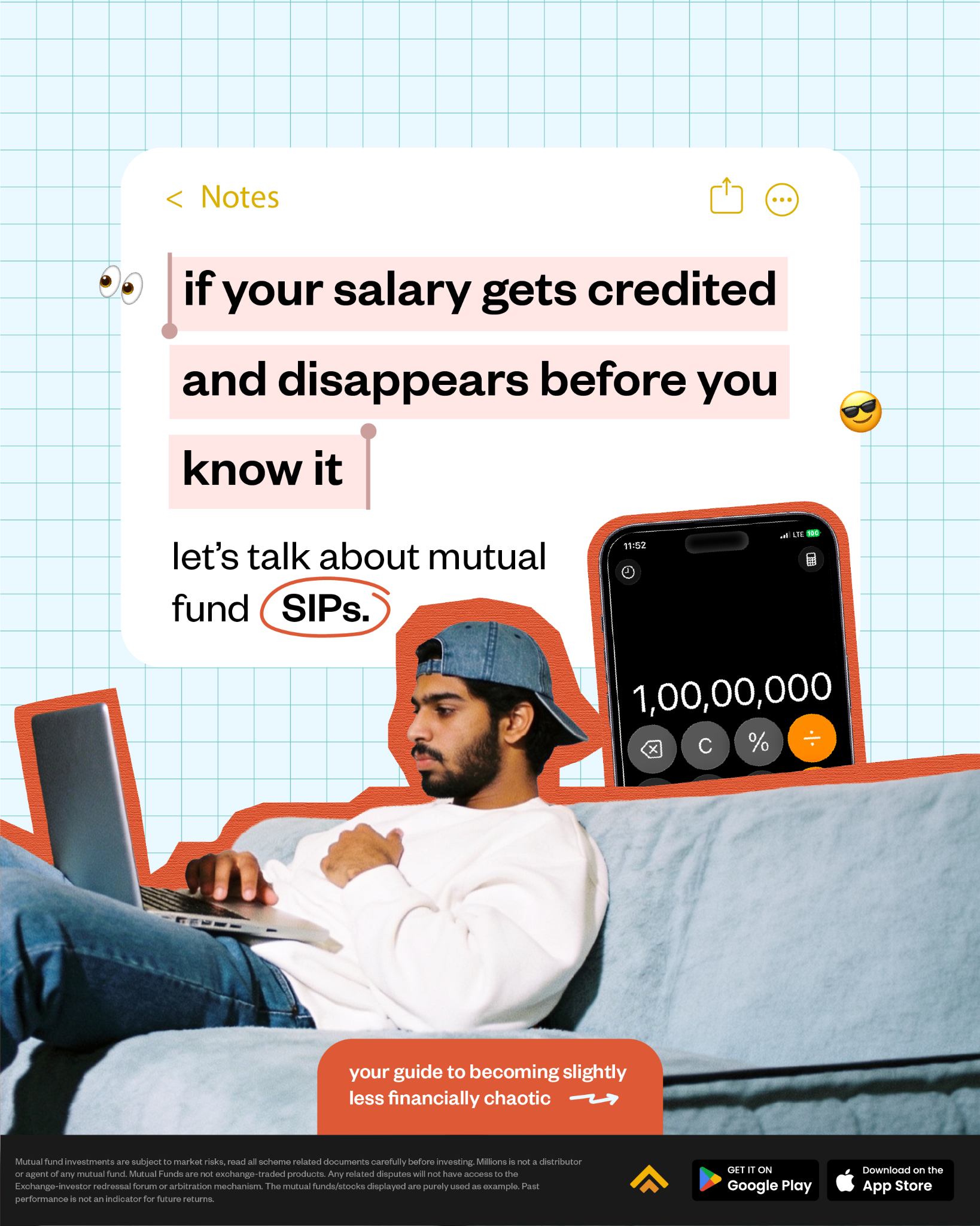 Millions app Facebook ad