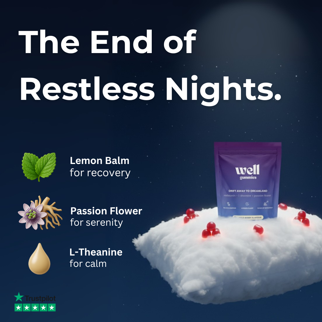 Well Rested Club Facebook ad: Took them at 10pm. Asleep by 10:20