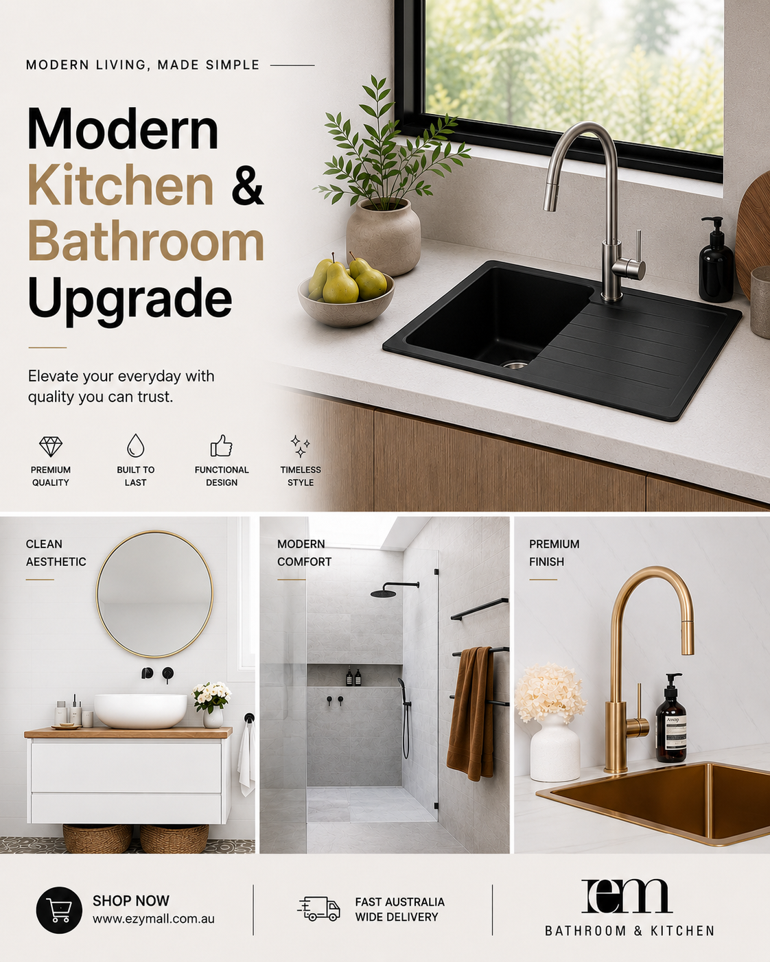 Ezymall AU Facebook ad from May 6, 2026