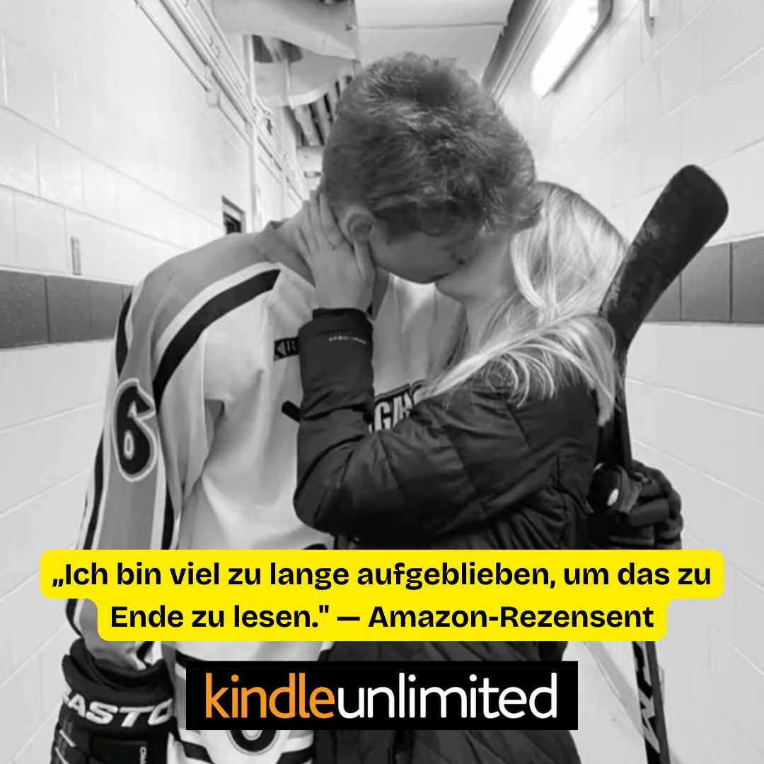 Clara West - Romance Author Facebook ad: Heiße College-Eishockey-Romanze