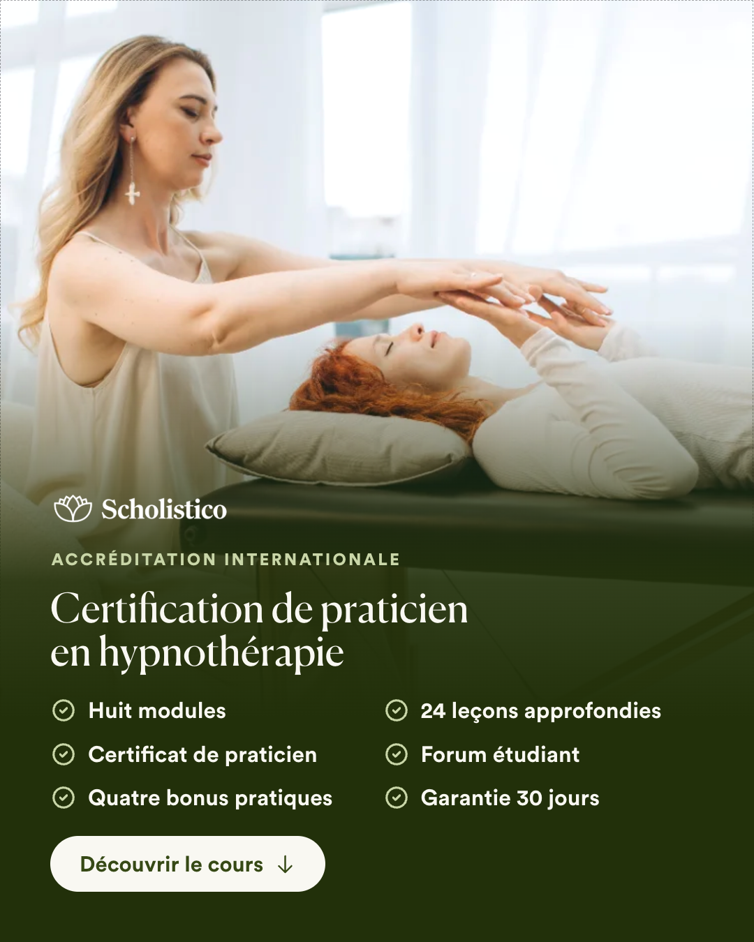 Scholistico en Français Facebook ad: Tout ce que comprend la certification
