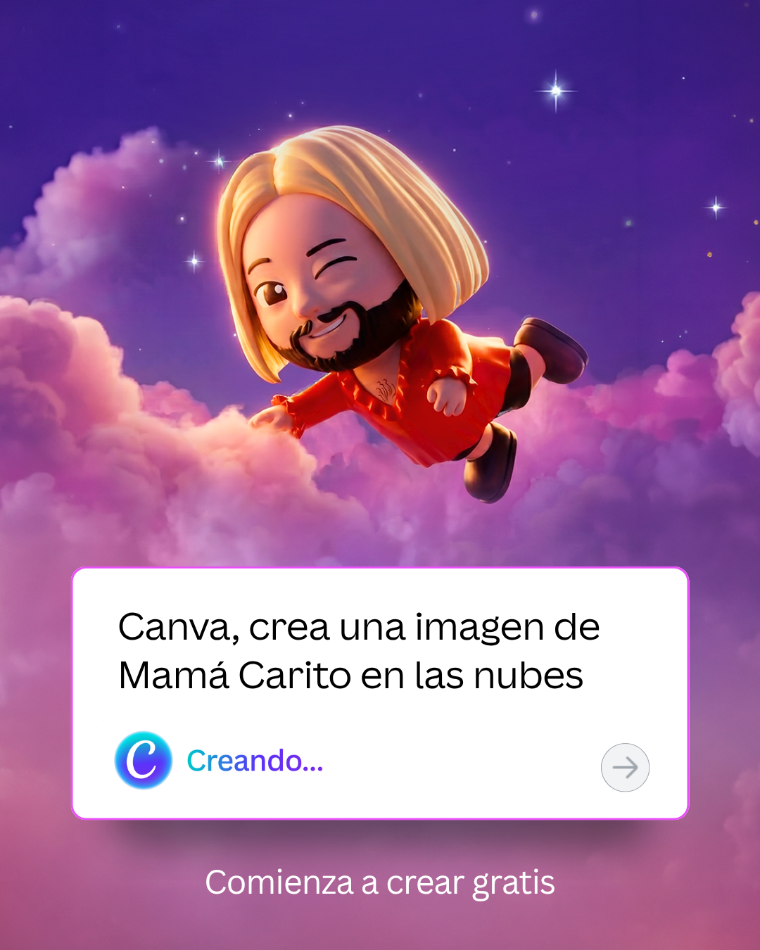 Canva Mexico Facebook ad