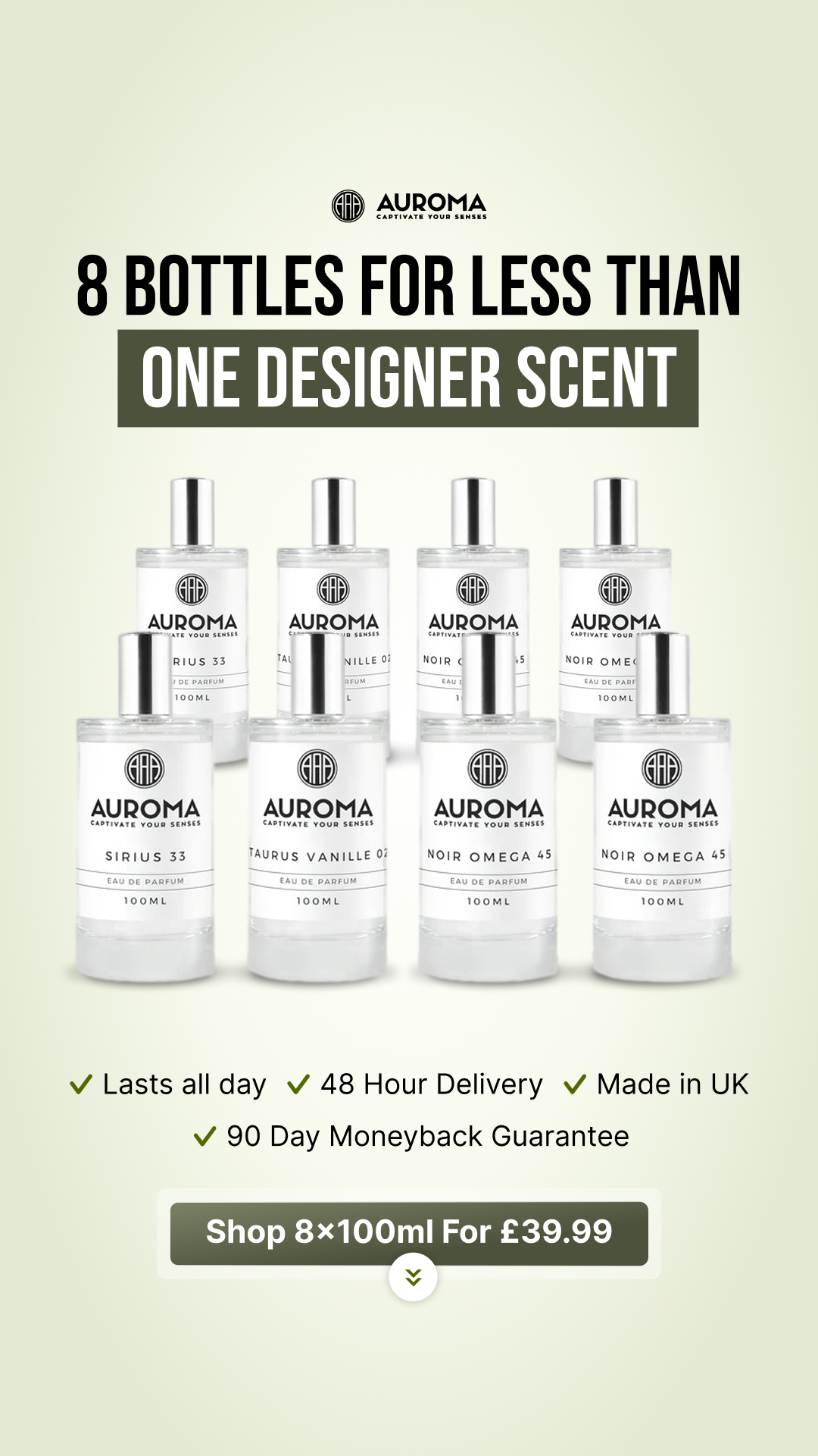 Auroma Fragrances Facebook ad
