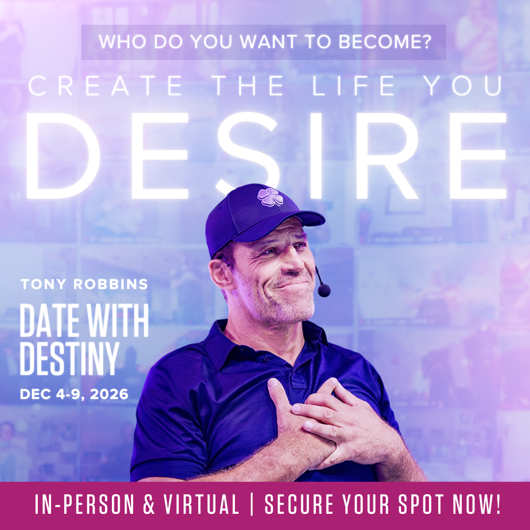 Tony Robbins Facebook ad