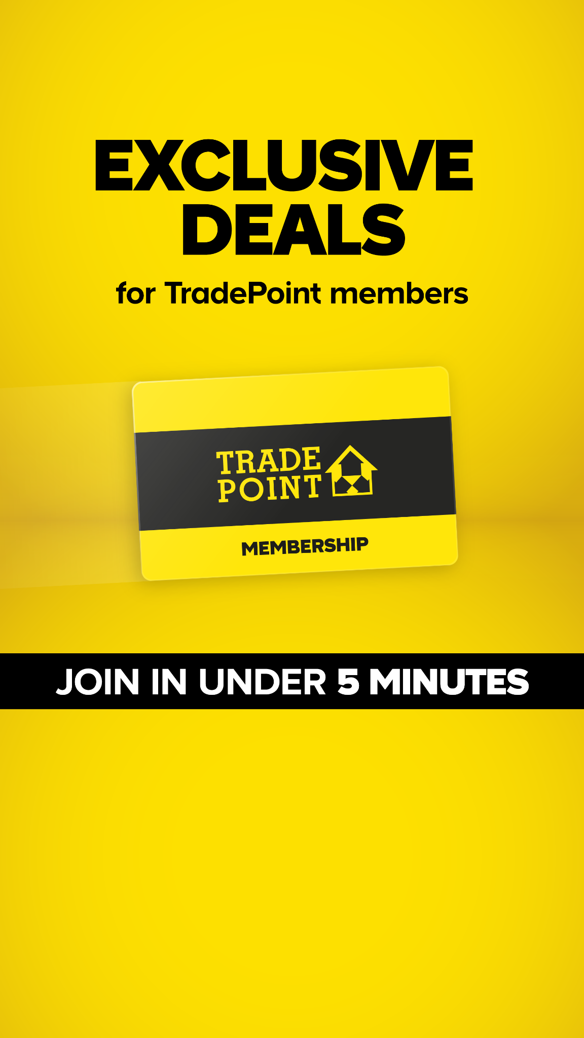 TradePoint Facebook ad: Get more, save more