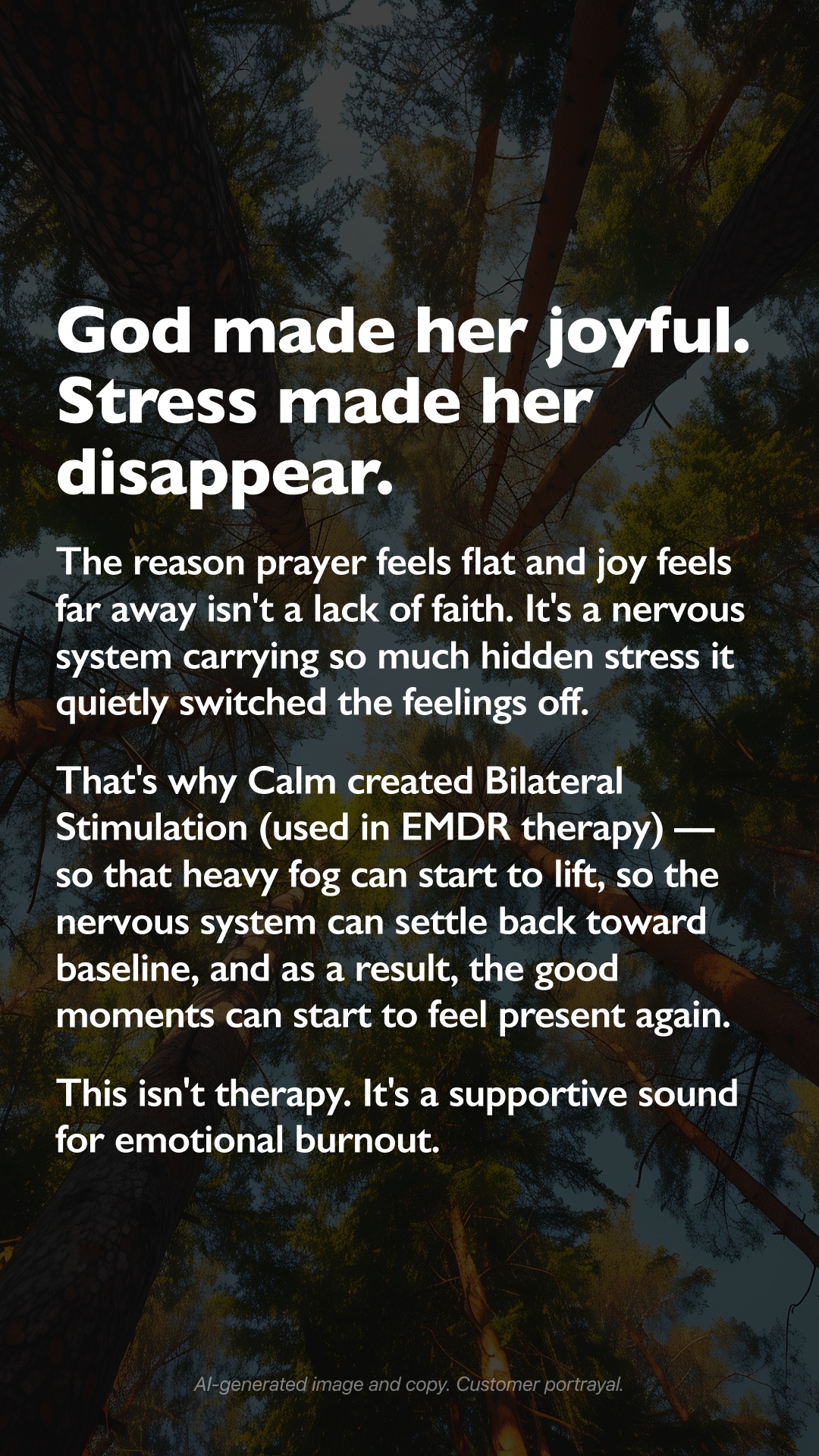Calm Facebook ad