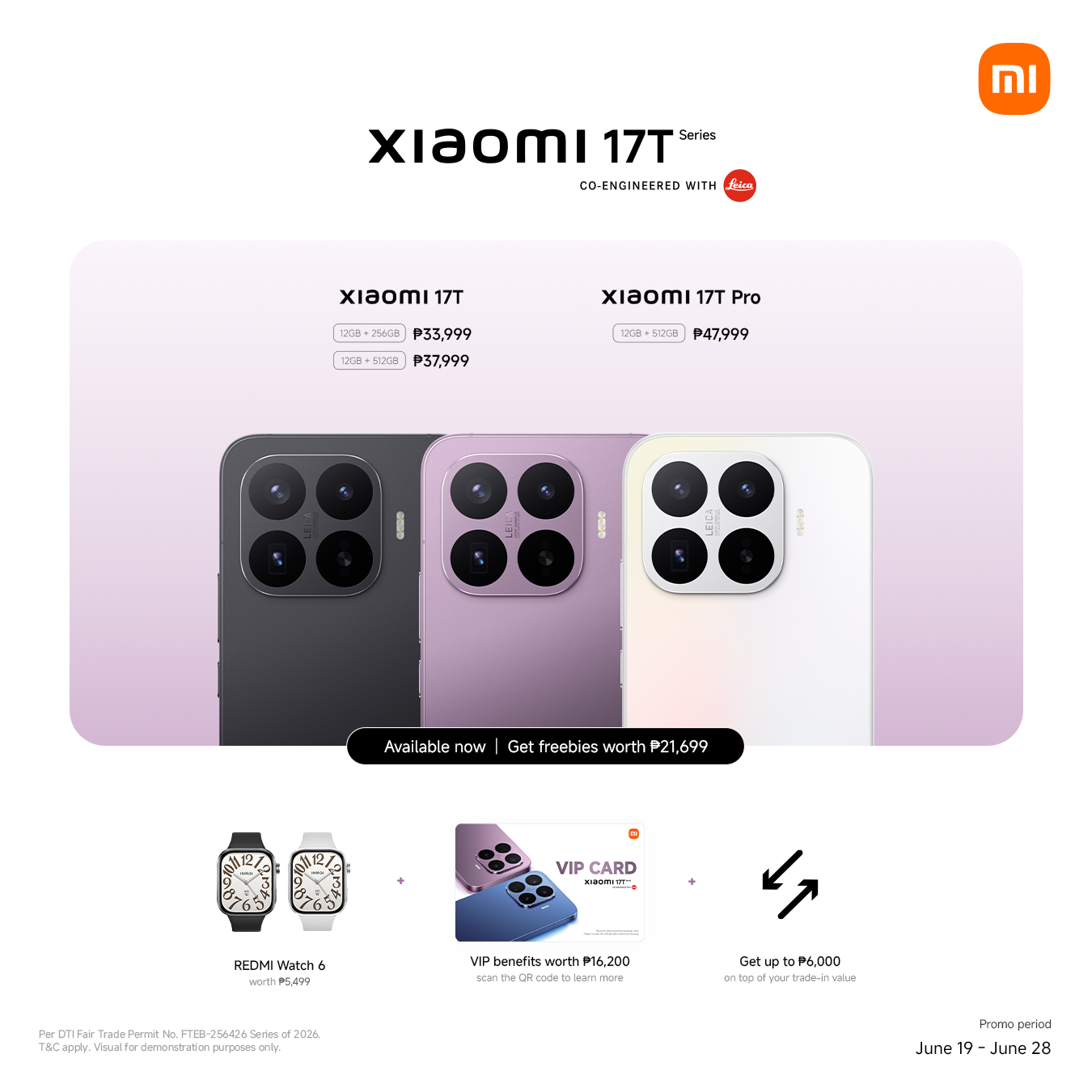 Xiaomi Philippines Facebook ad from Jun 18, 2026