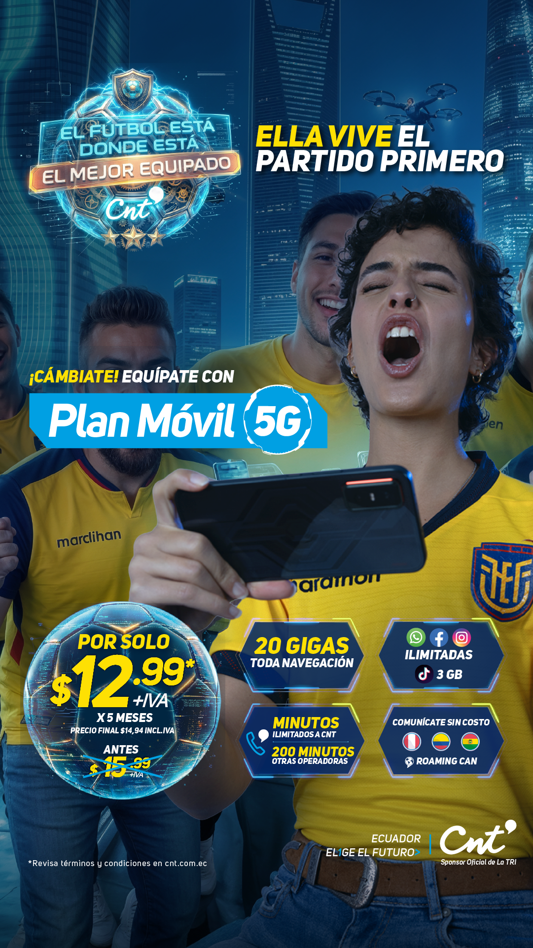 CNT Ecuador Facebook ad
