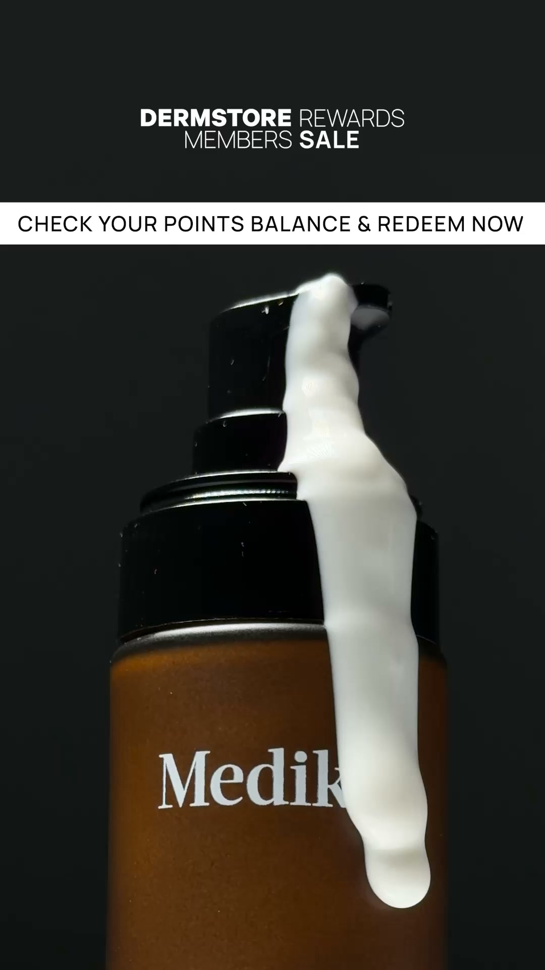 Dermstore Facebook ad: Savings, With Benefits