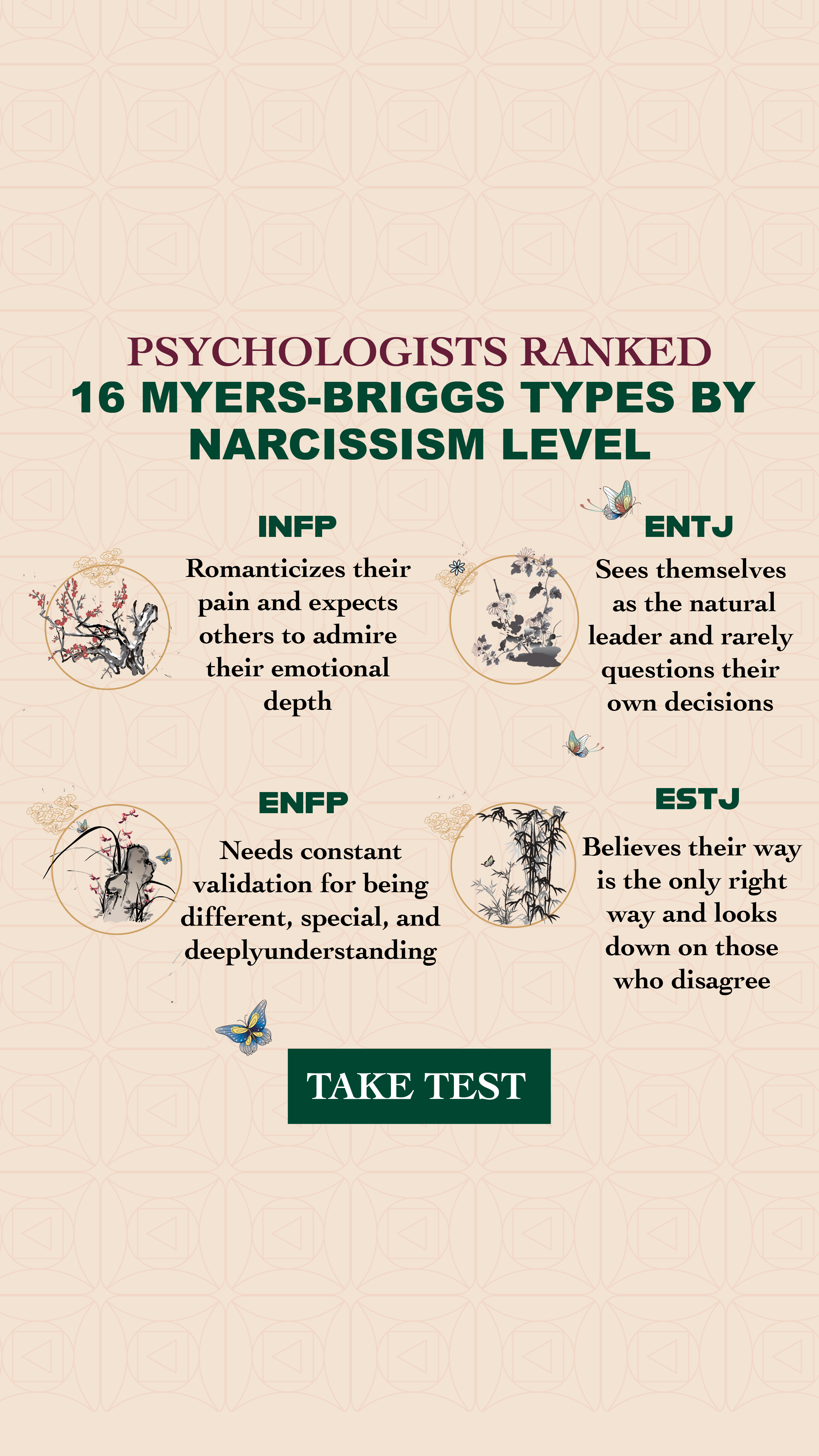 Personality Type Facebook ad
