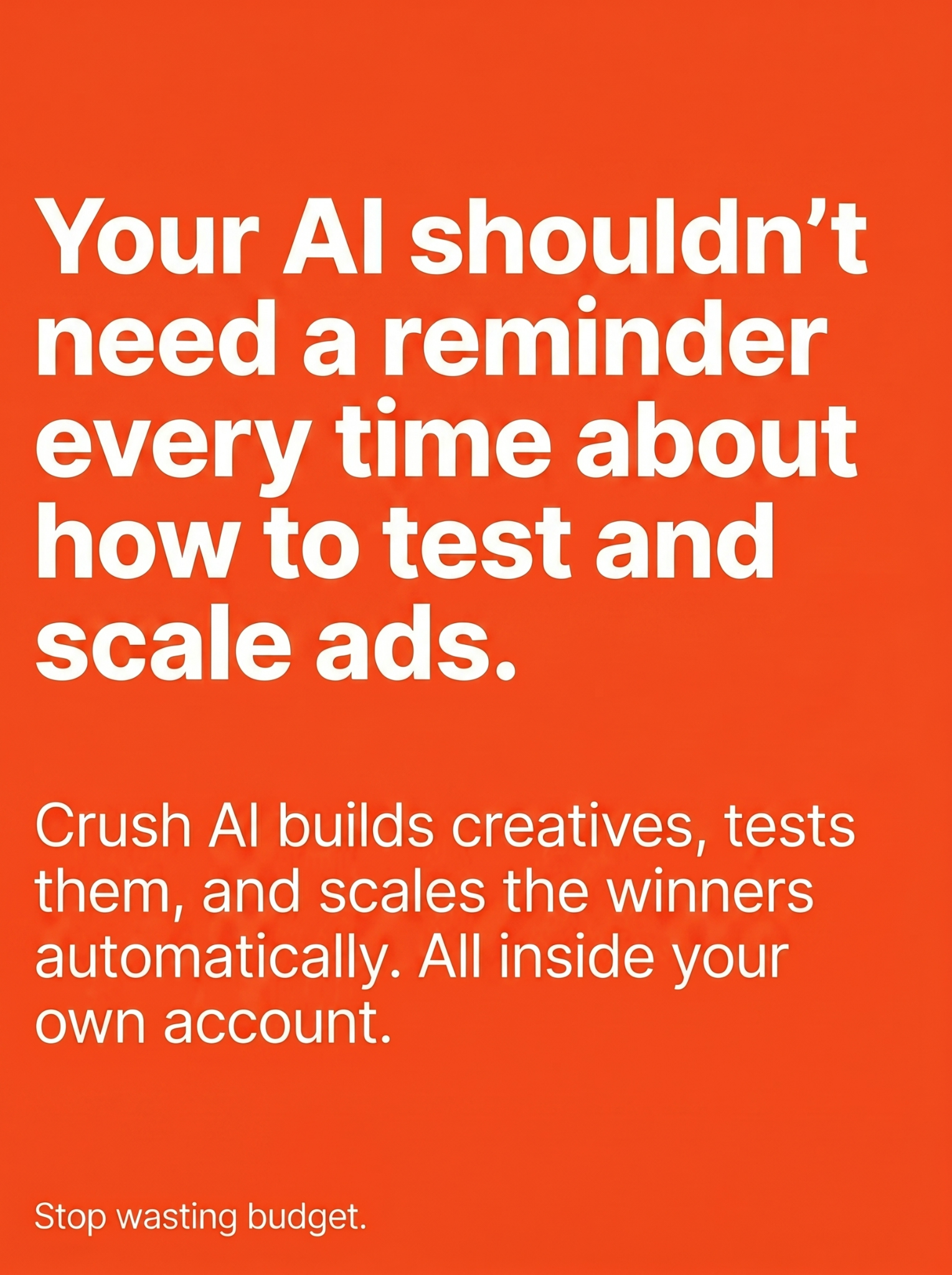 trycrush.ai Facebook ad