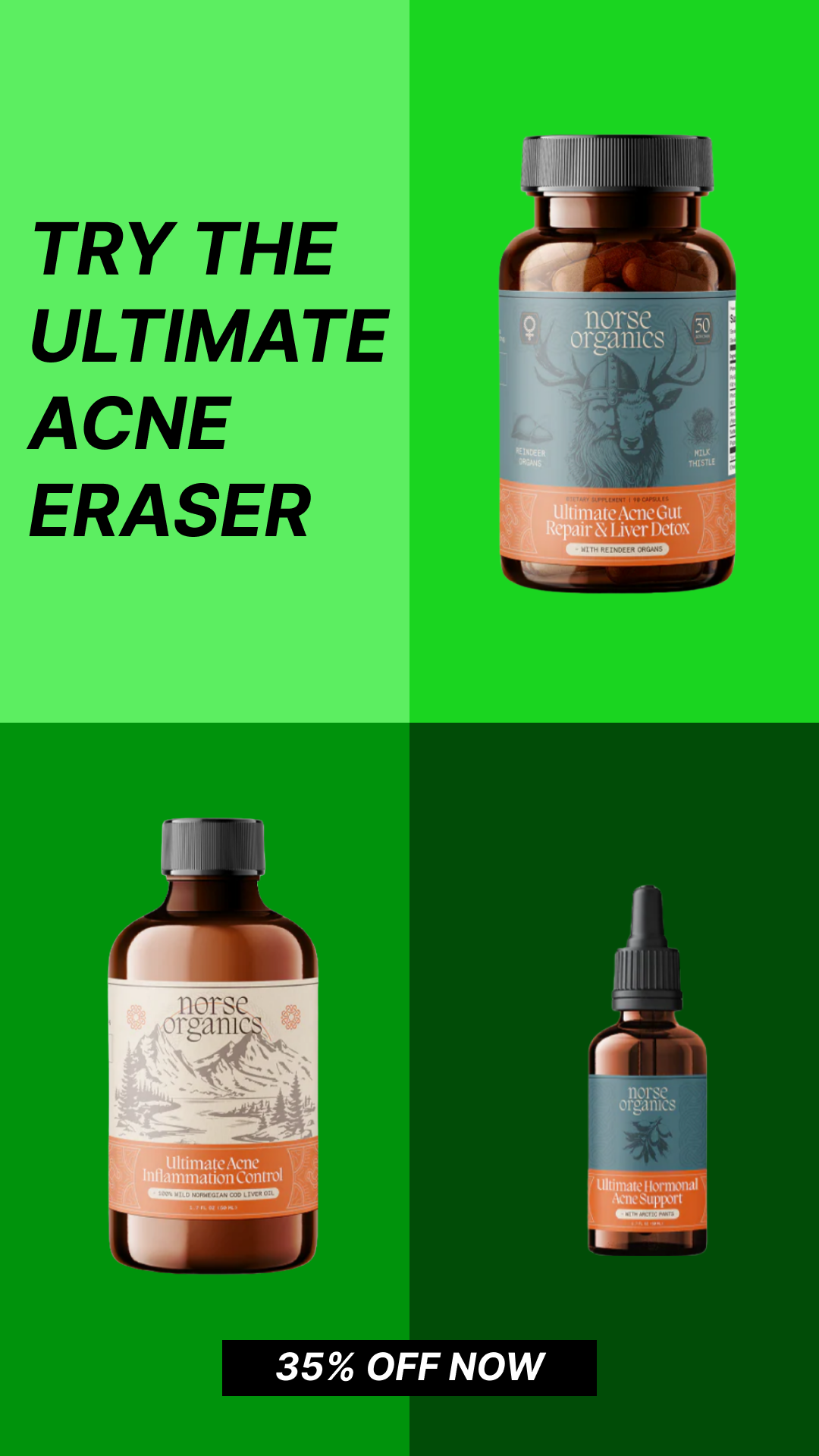 Norse Organics Facebook ad