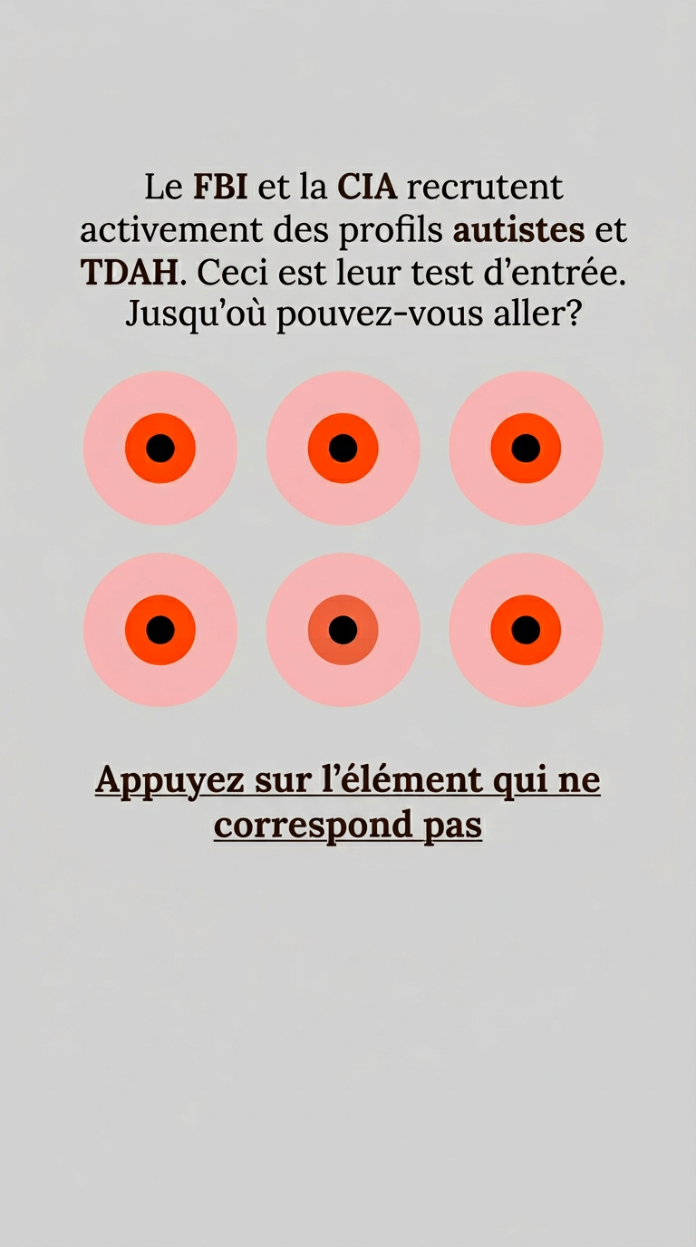 International IQ test Facebook ad