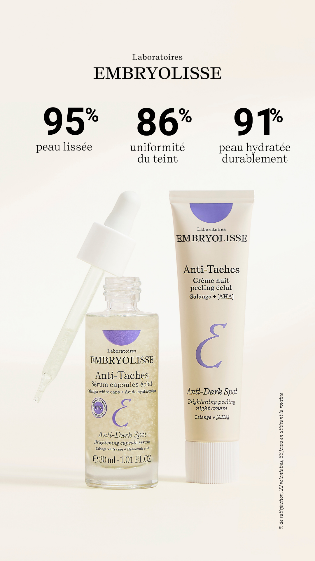 Embryolisse France Facebook ad