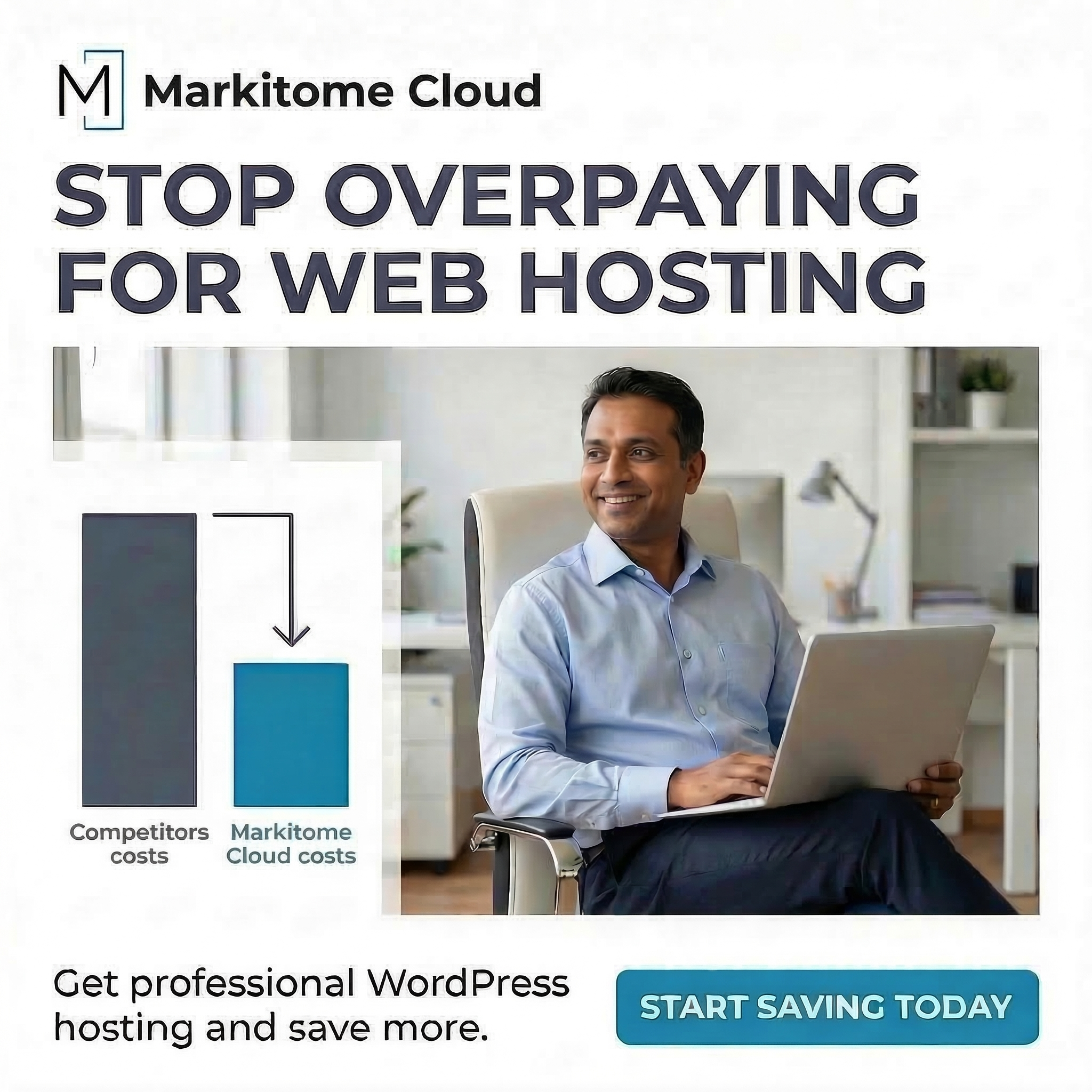 Markitome Cloud Facebook ad: WordPress - Markitome Cloud