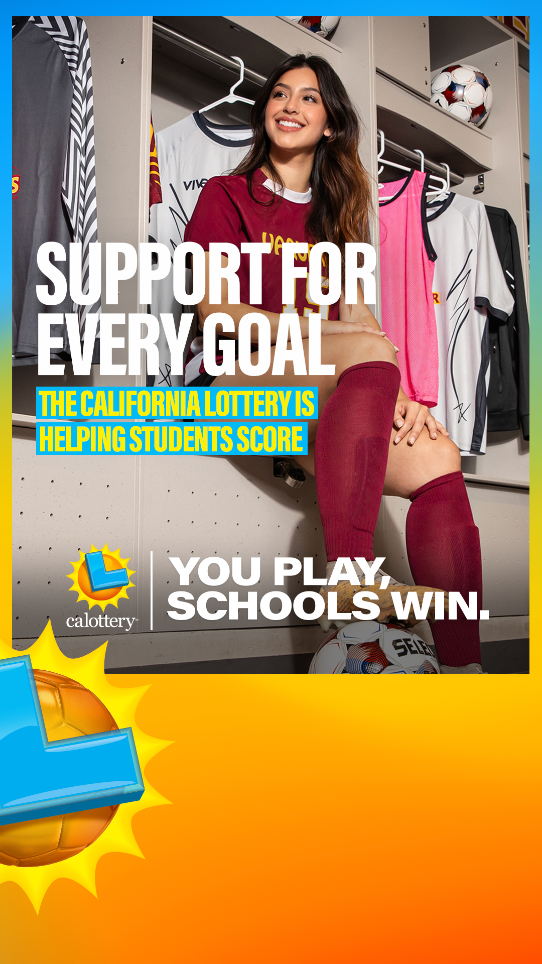 California Lottery Facebook ad