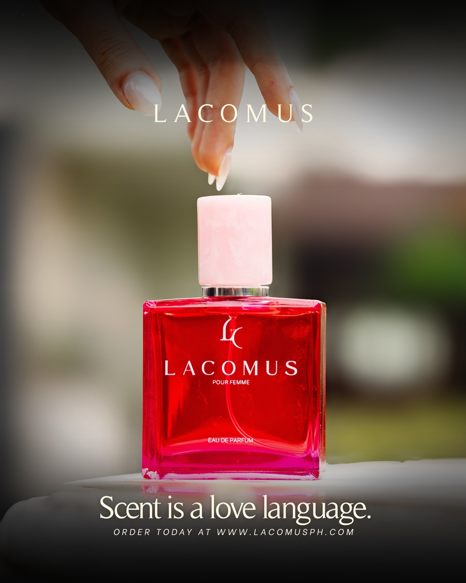 Lacomus Facebook ad: Say it without words-make a statement of elegance…