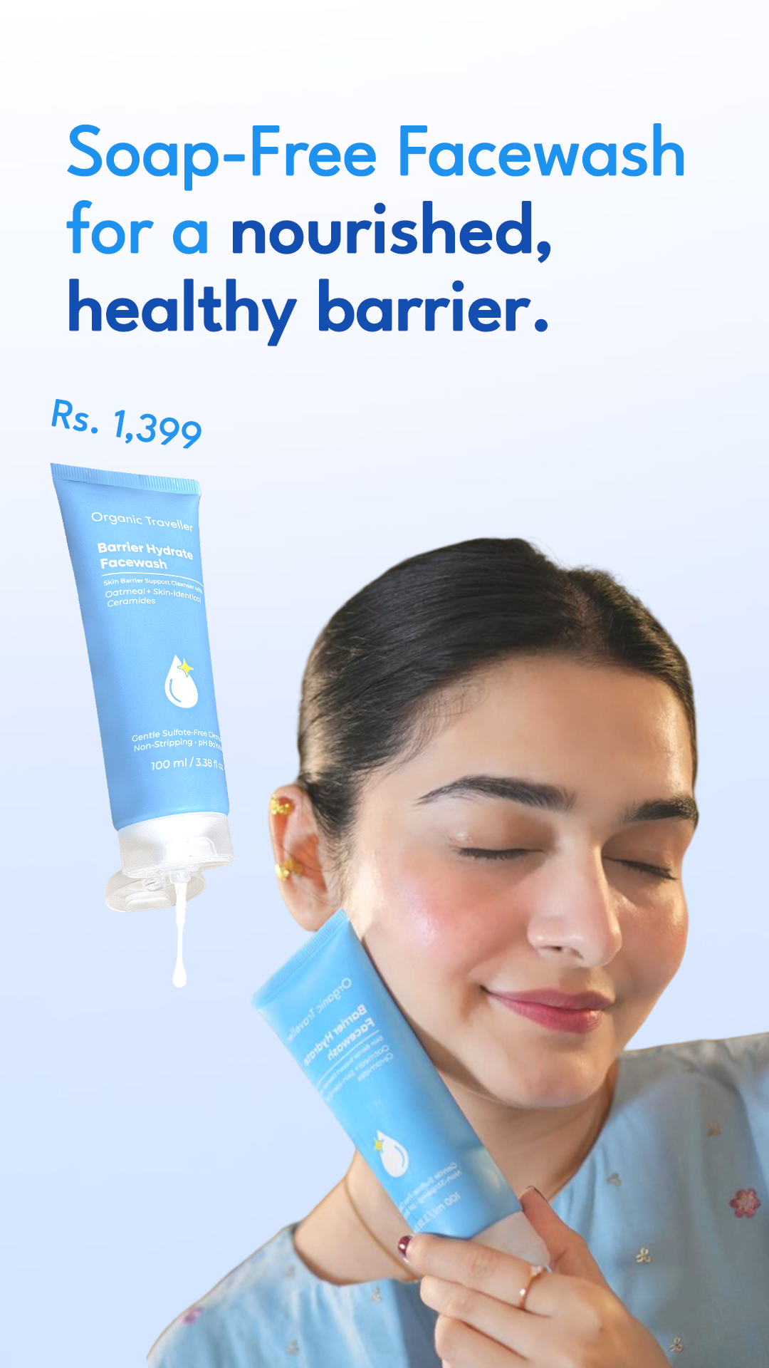 Organic Traveller - Skincare Facebook ad