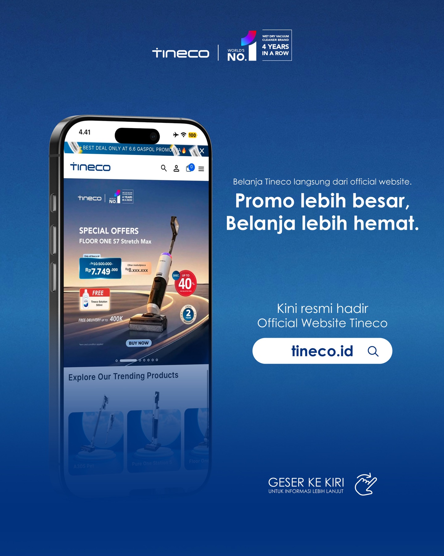 Tineco Indonesia Facebook ad