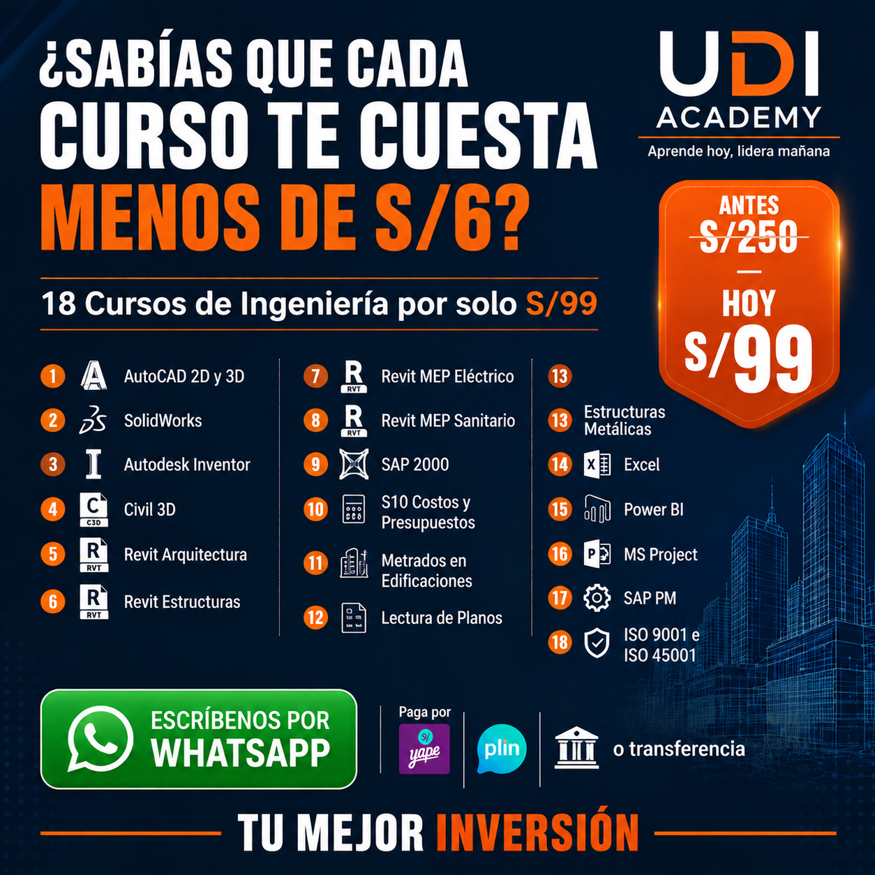 El Universo del Ingeniero Facebook ad
