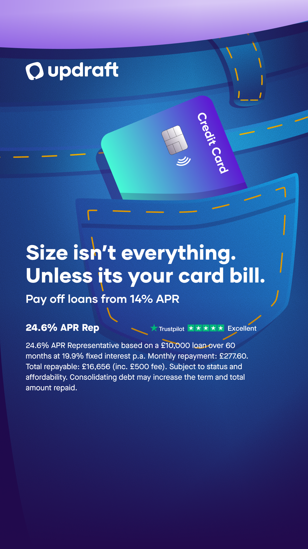 Updraft Facebook ad