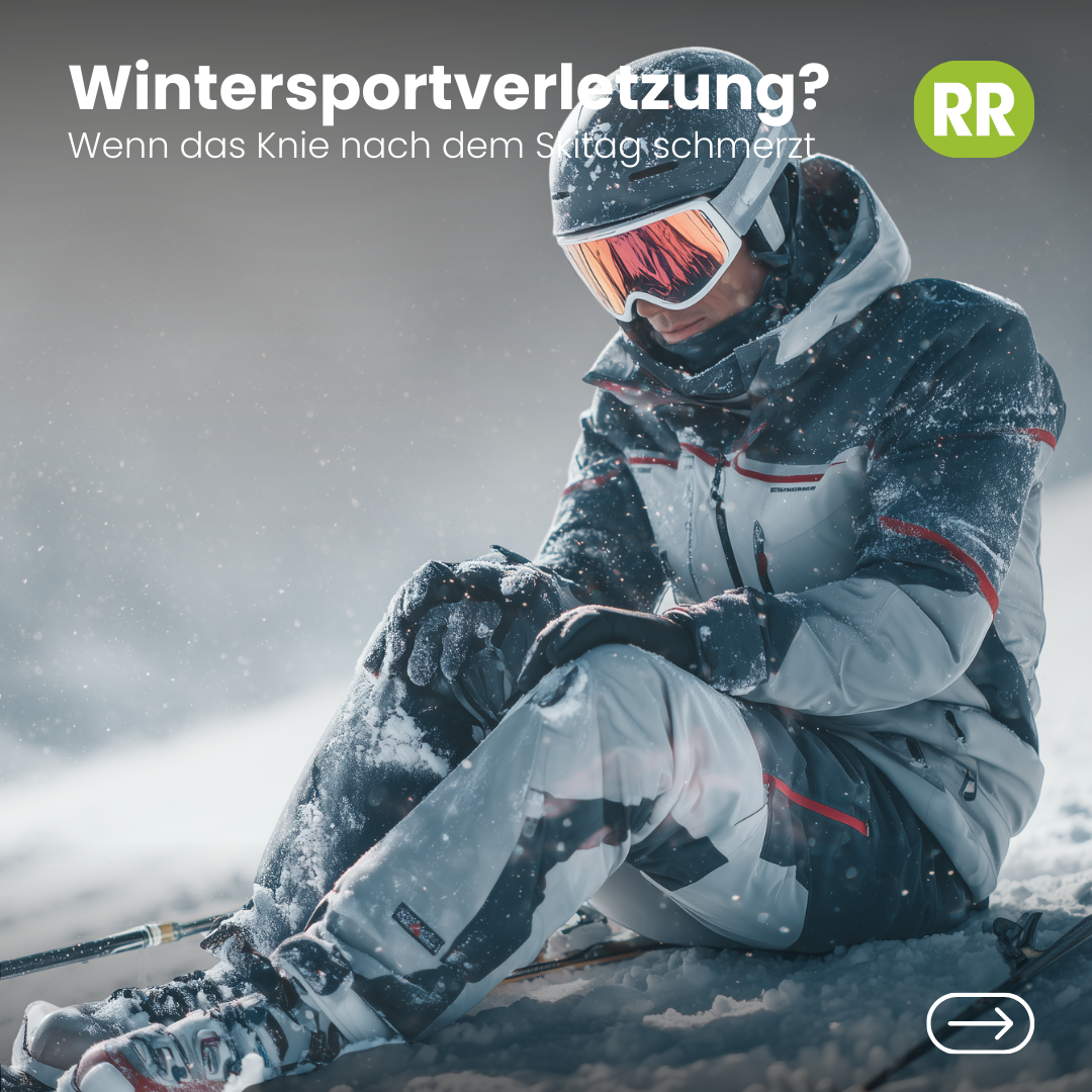 Röntgen am Ring Facebook ad: Wintersport & Knieschmerzen?