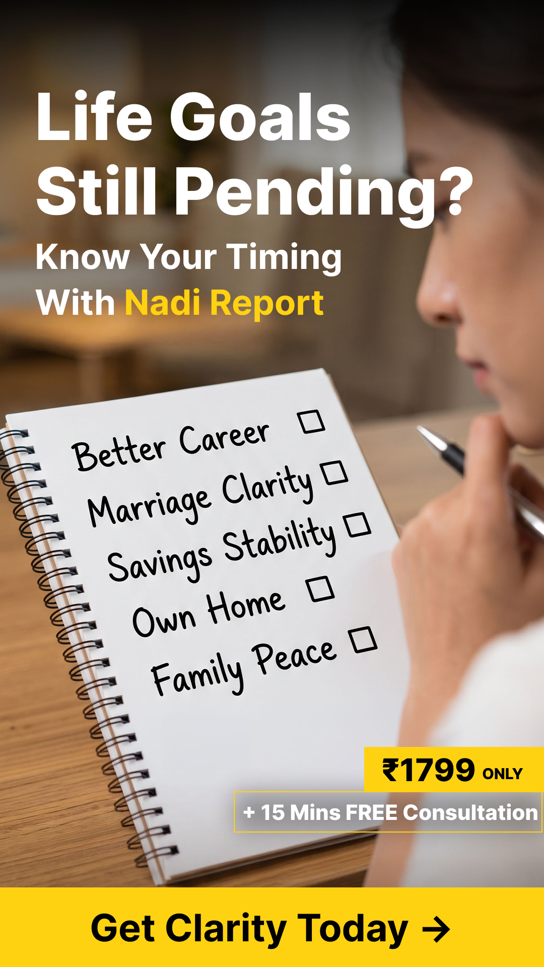 Nadi Astrology Insights Facebook ad