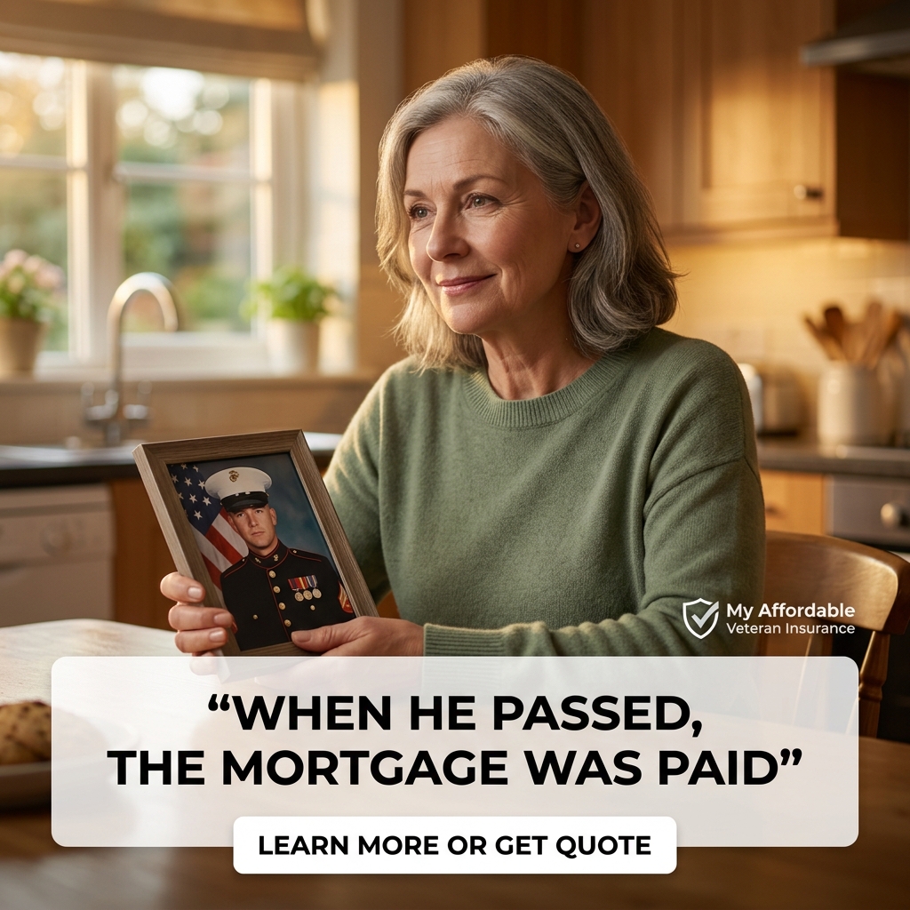 My Affordable Veteran Insurance Facebook ad