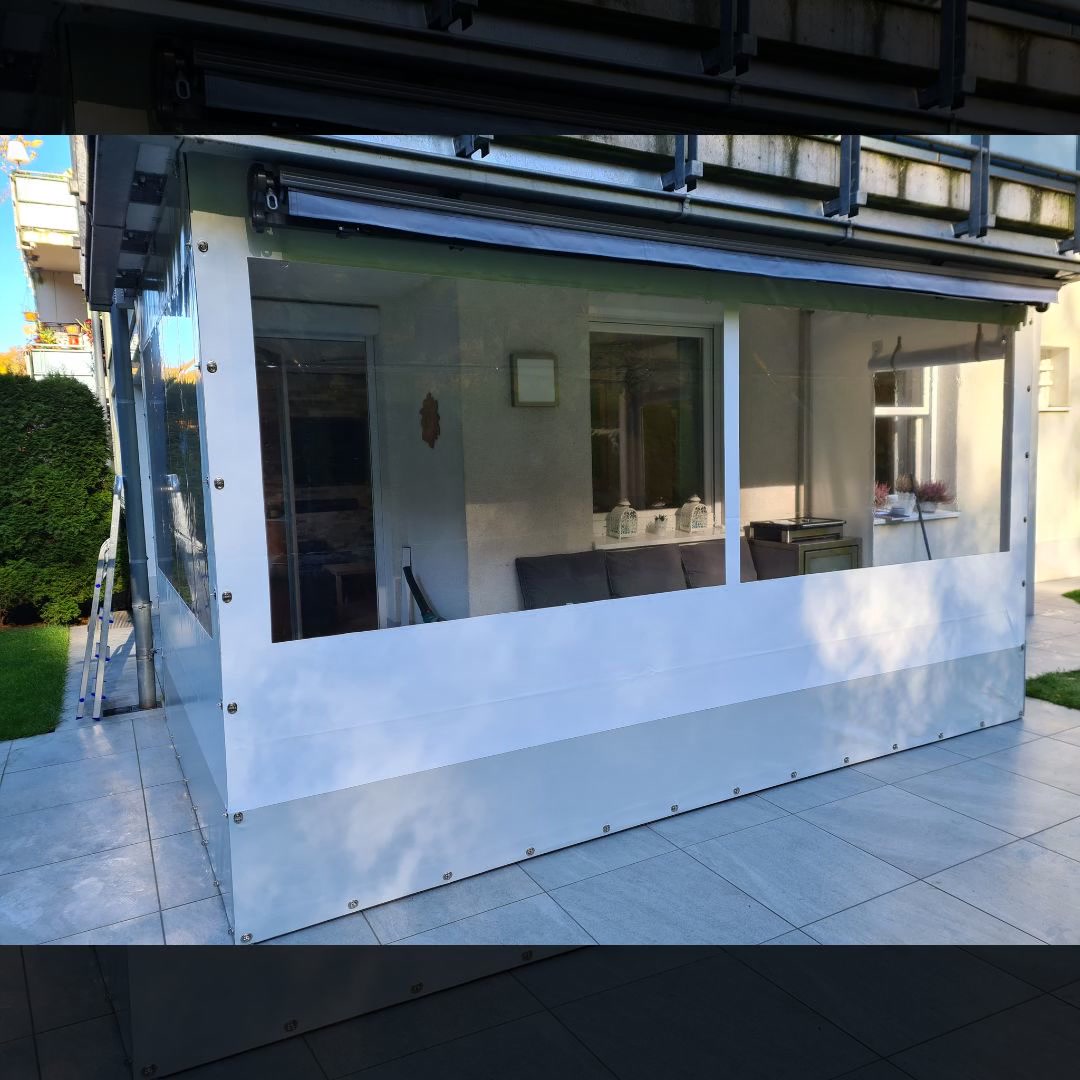 temelplanen Facebook ad: Ganzjähriger Schutz für Ihre Terrasse, mit TEMELPLANEN.