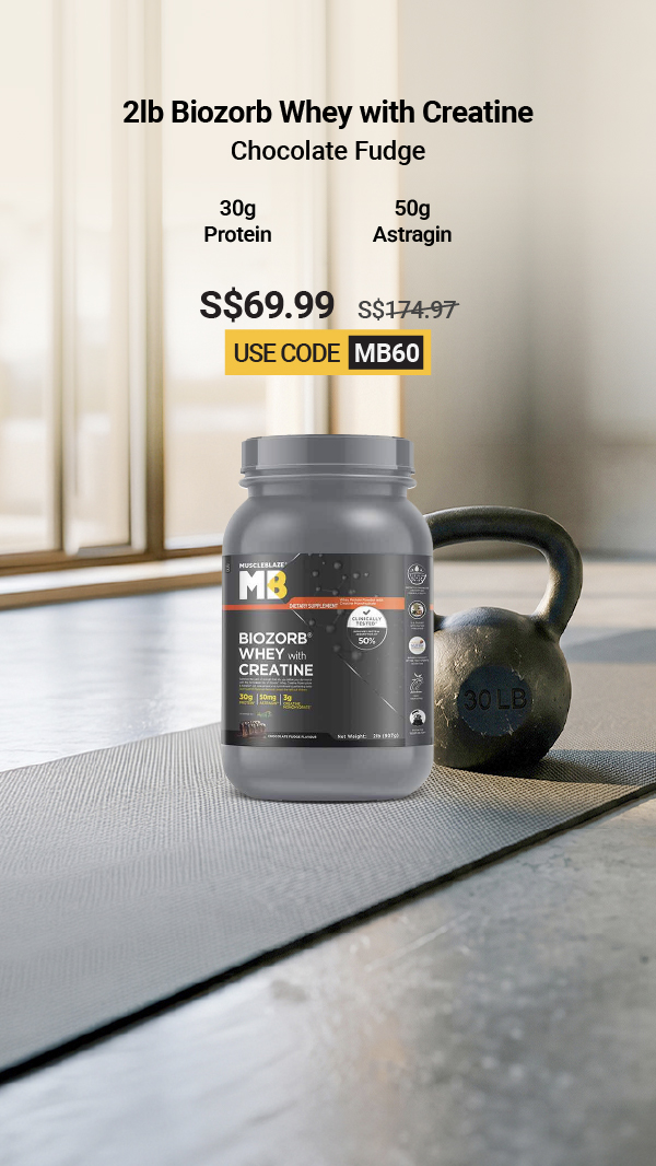 MuscleBlaze Singapore Facebook ad