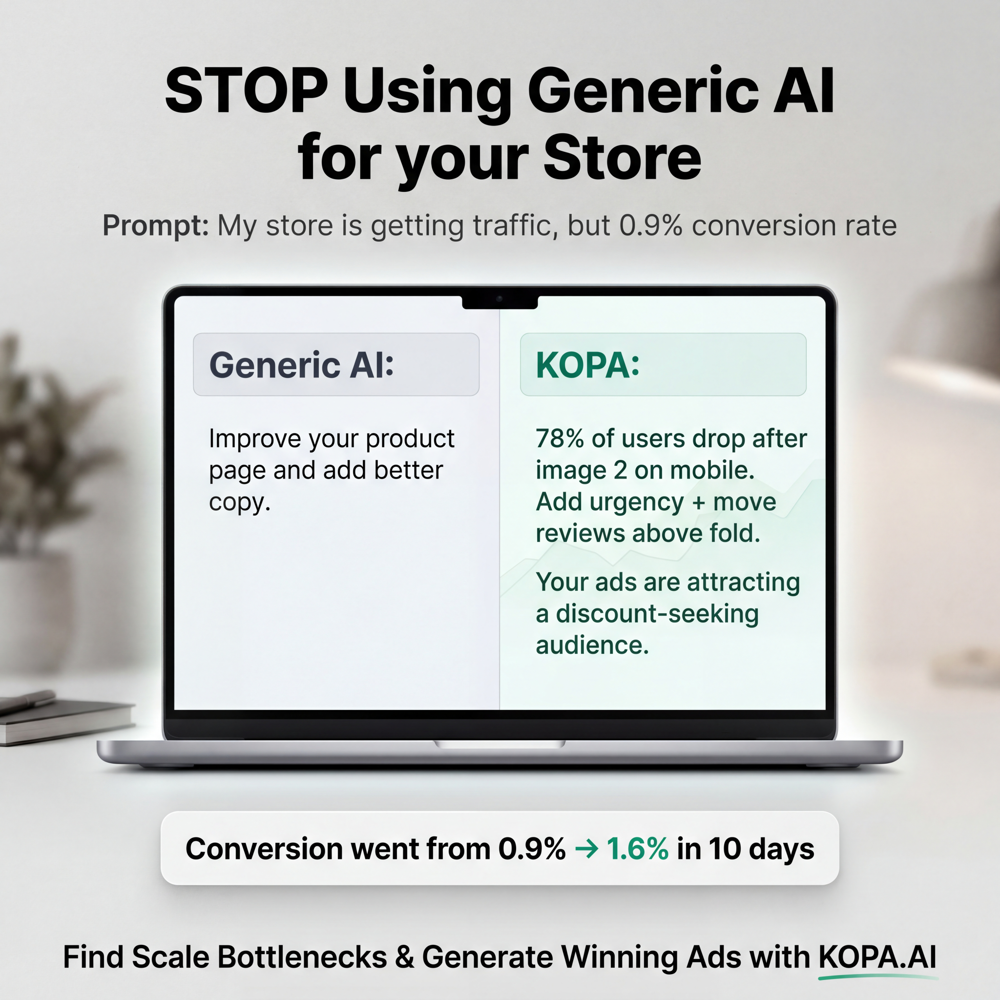 AI tools Facebook ad
