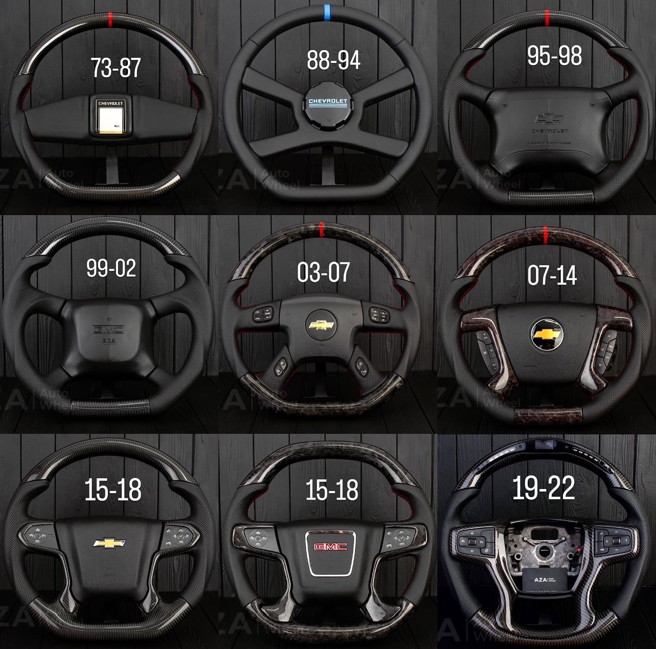 Aza Auto Wheel Facebook ad: GM Trucks Steering Wheels | Shop Aftermarket Styles…