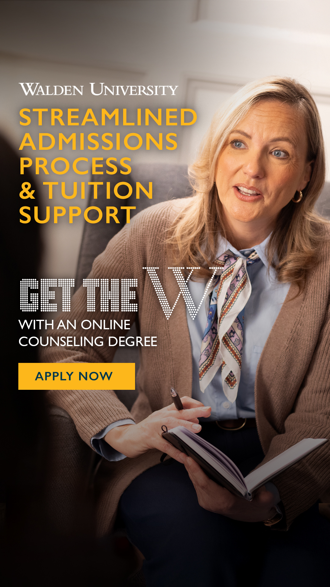 Walden University Facebook ad