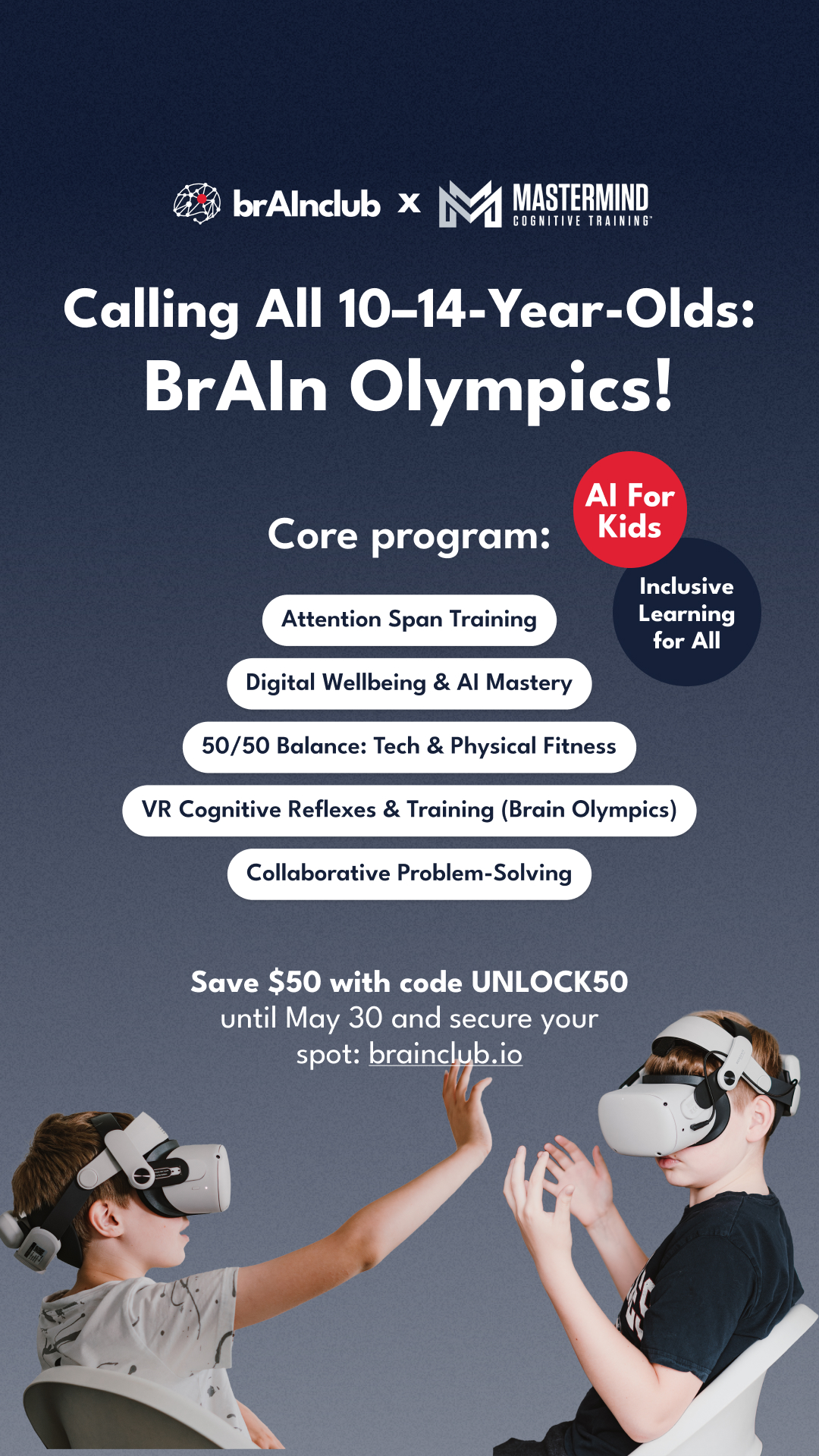Brainclub Chicago Facebook ad