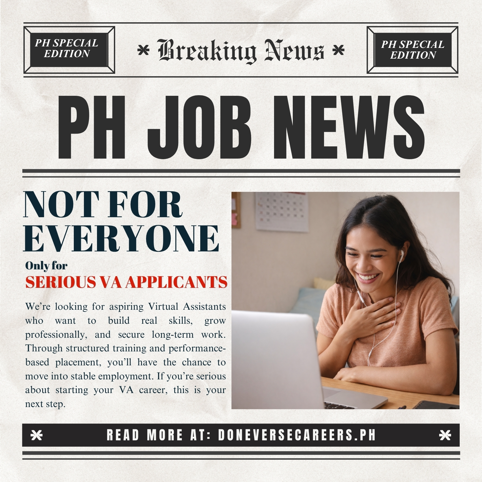 Doneverse - Careers Facebook ad