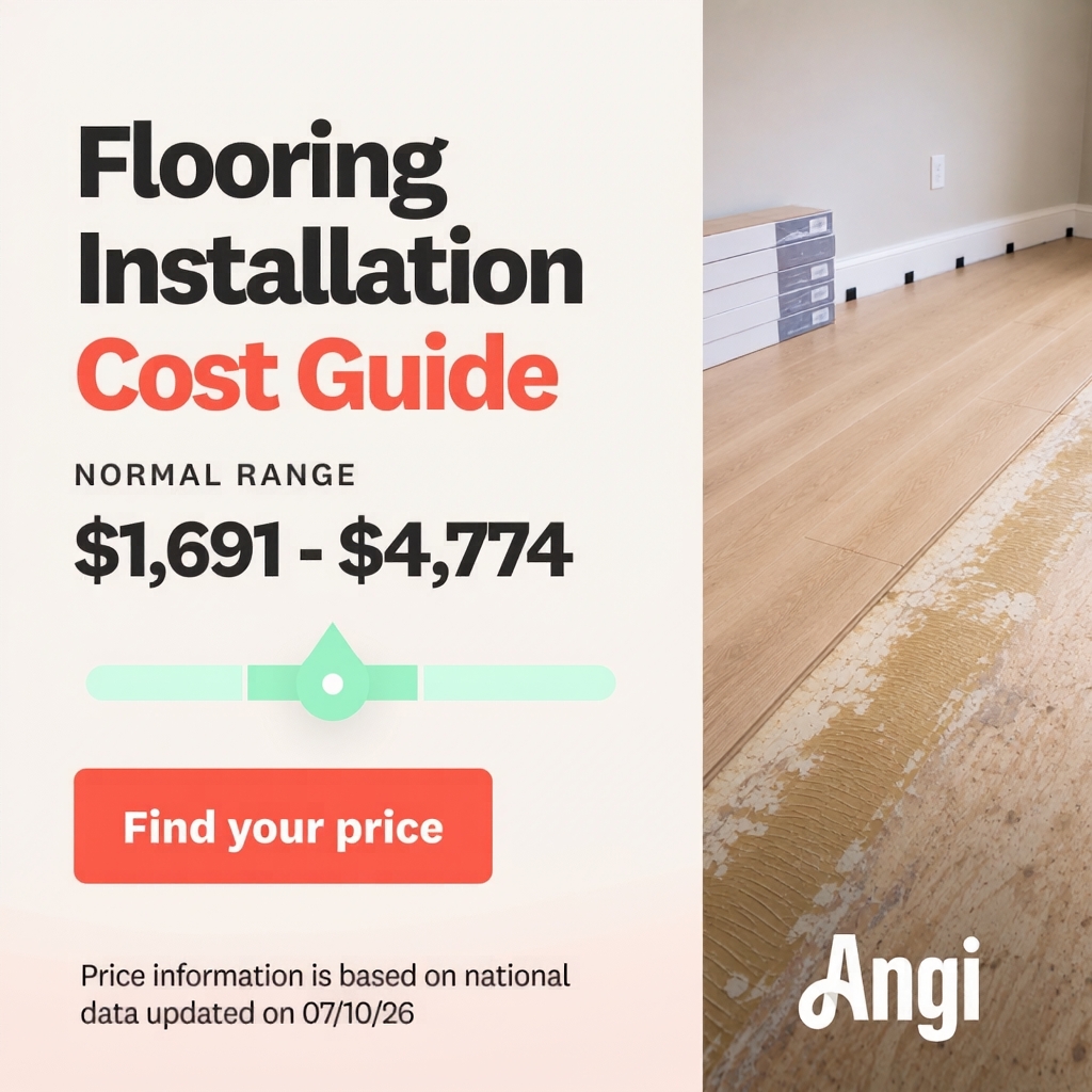 Angi Facebook ad: Angi - Laminate Flooring Installers